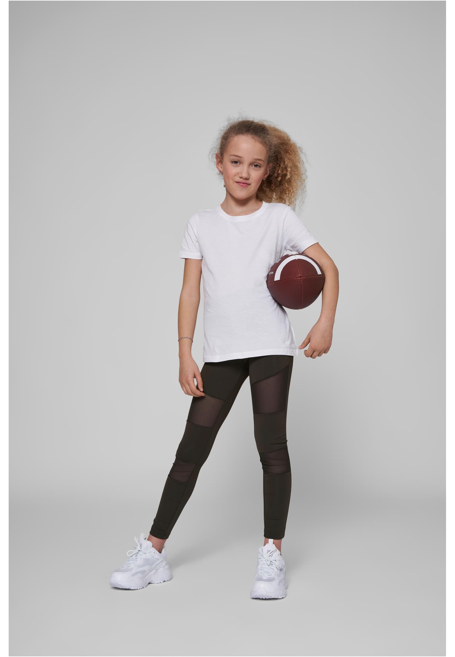 Girls Short Sleeve Tee white | white