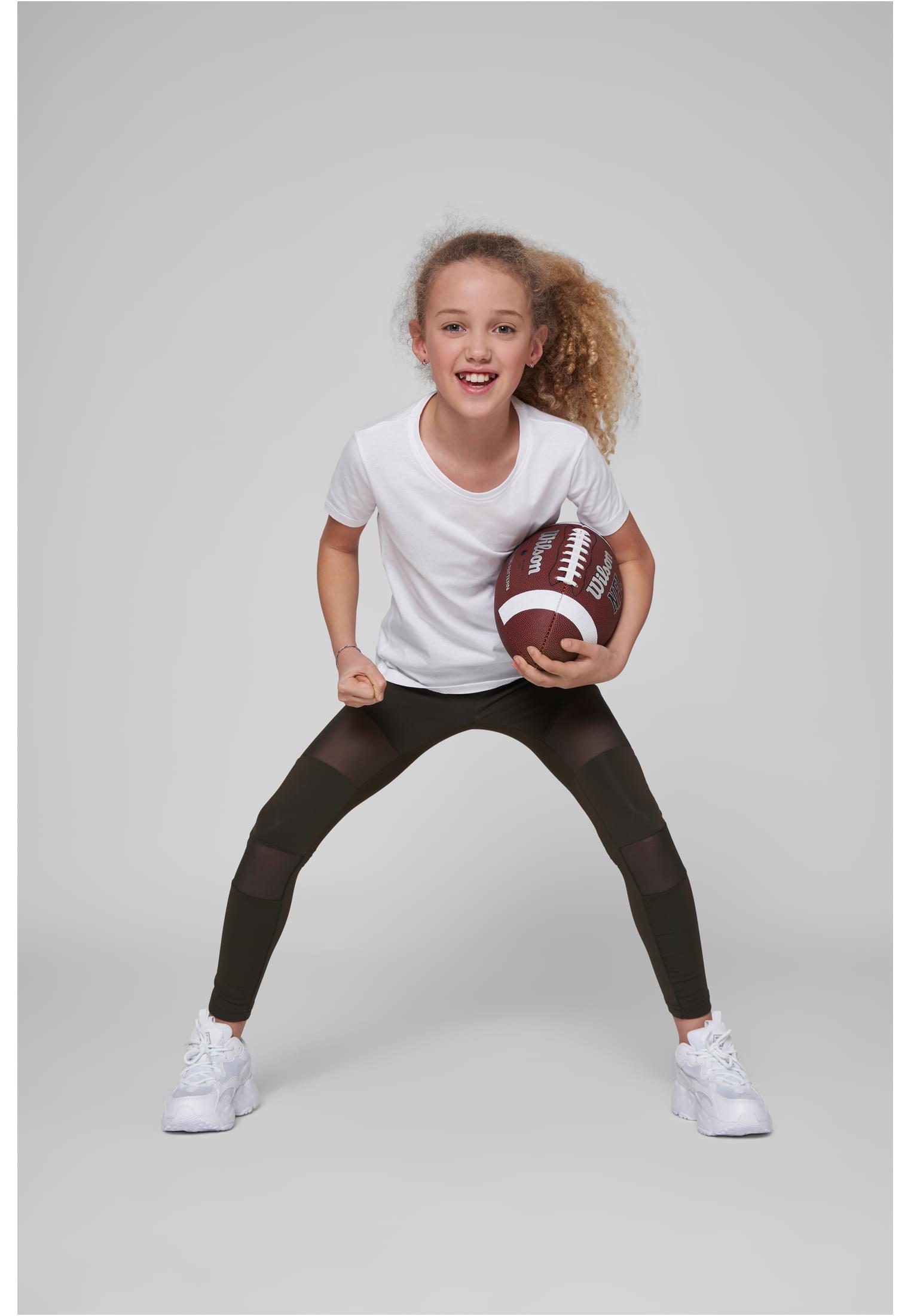 Girls Short Sleeve Tee white | white