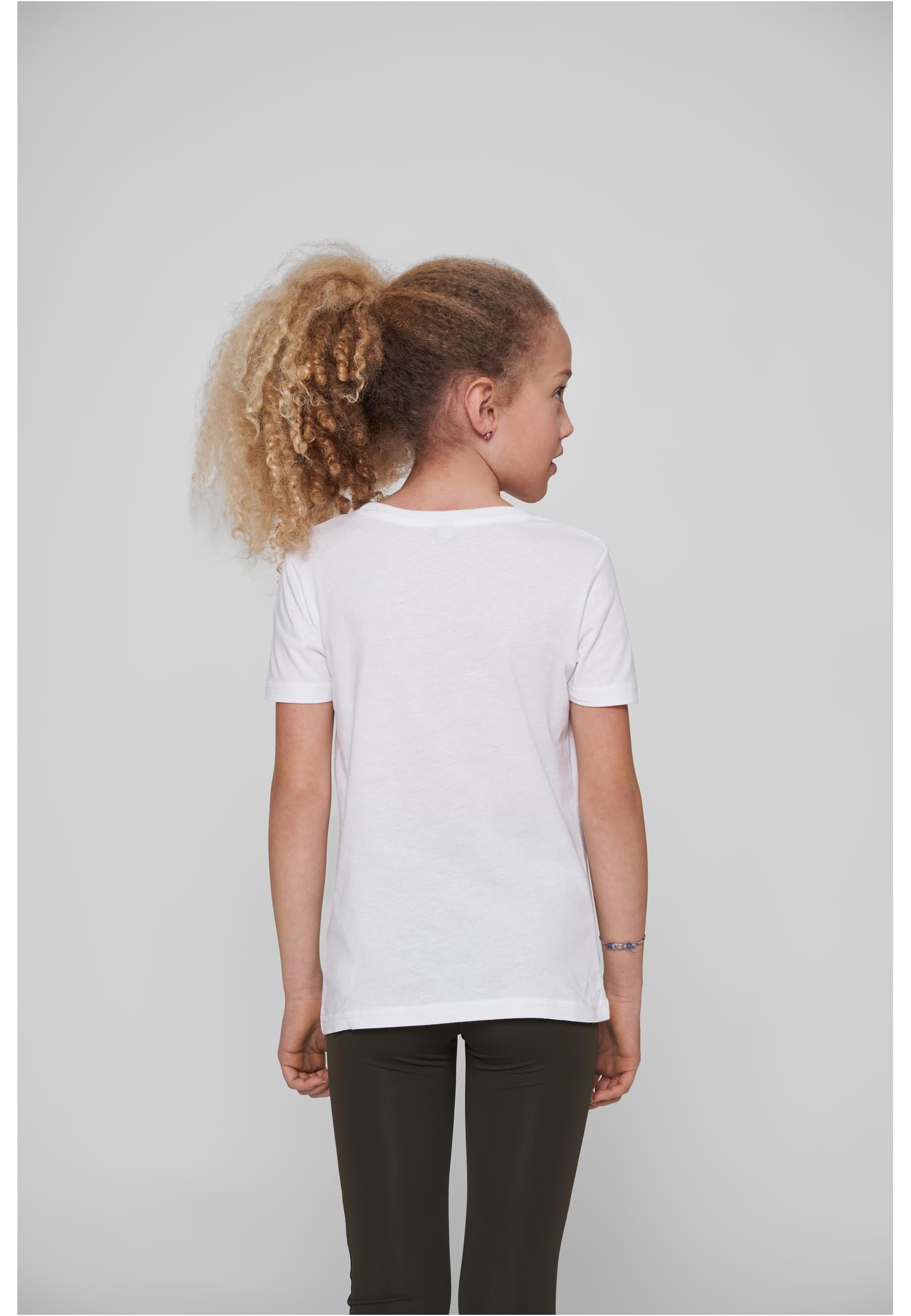 Girls Short Sleeve Tee white | white