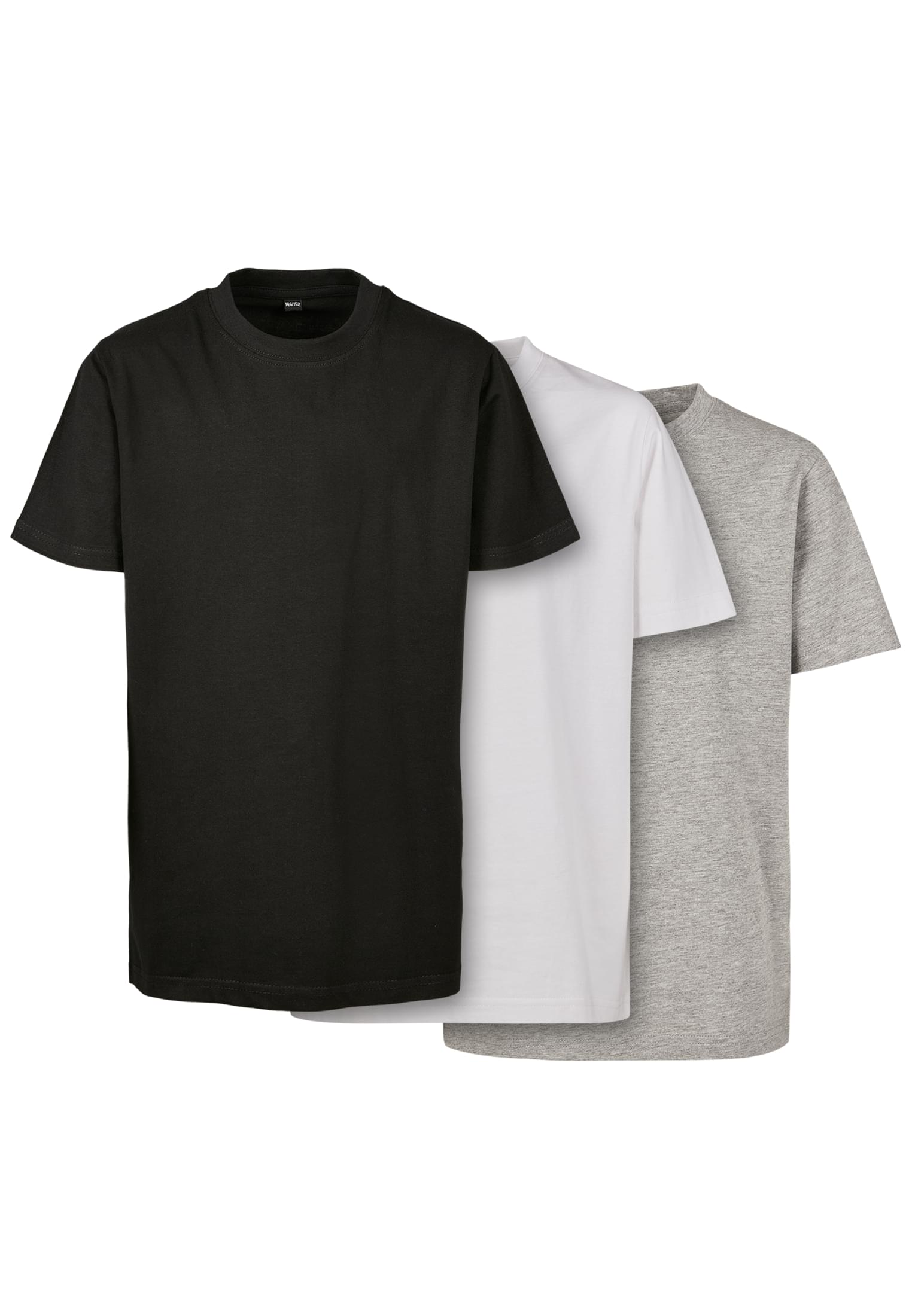 Kids Basic Tee 3 Pack black/white/grey | black/white/grey