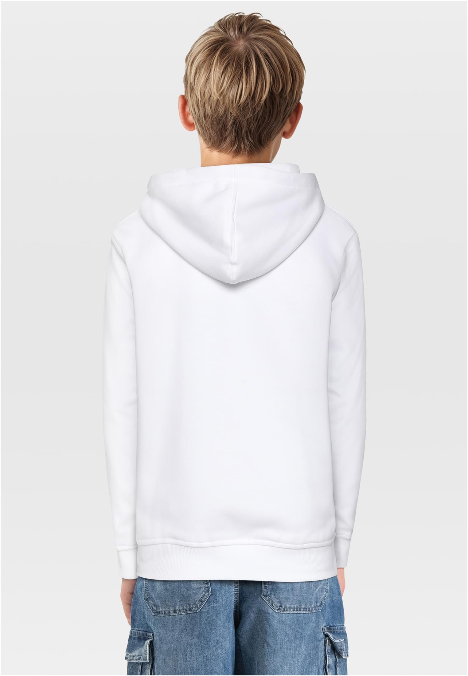 Basic Kids Hoody white | white