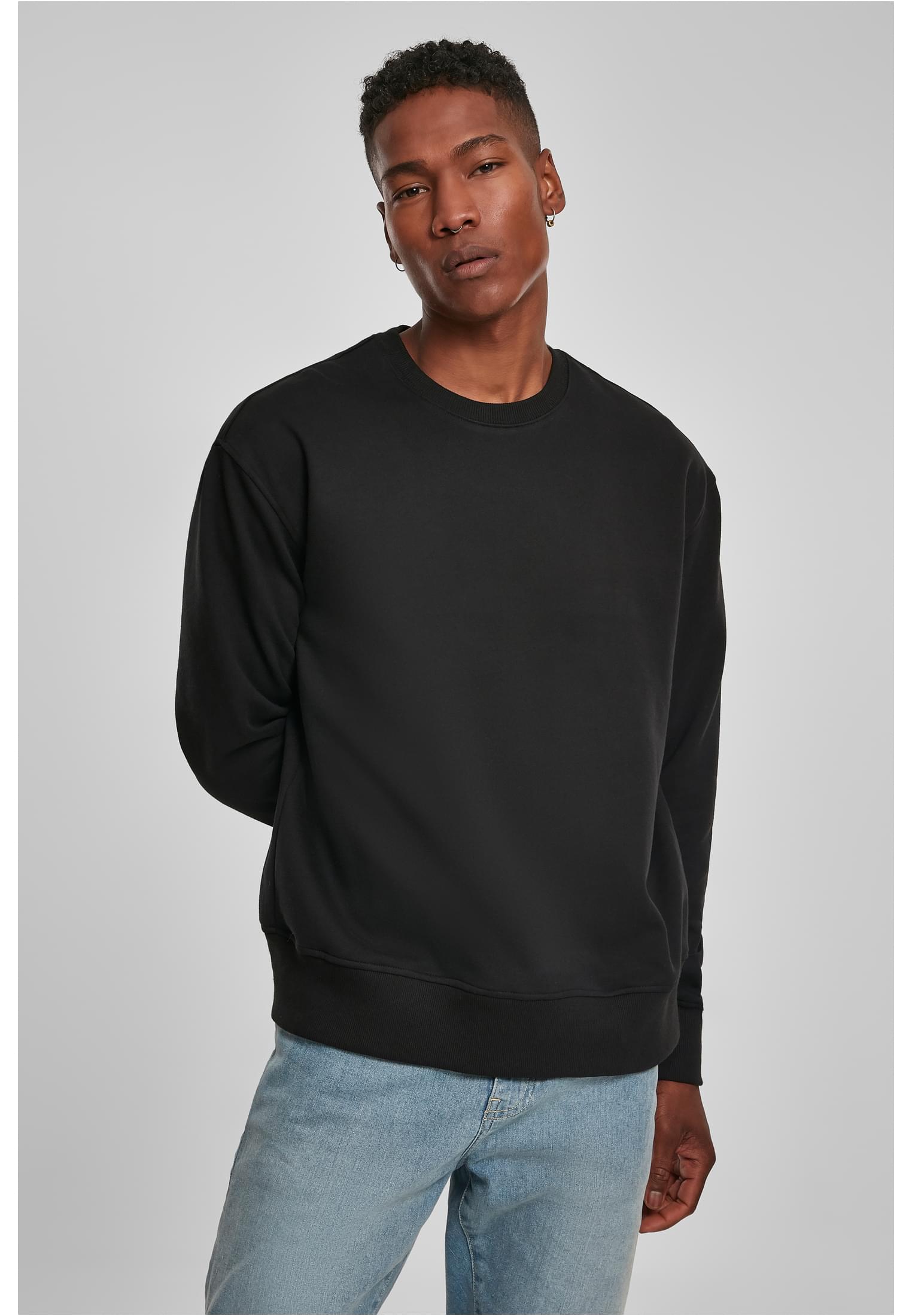 Premium Oversize Crewneck black | black