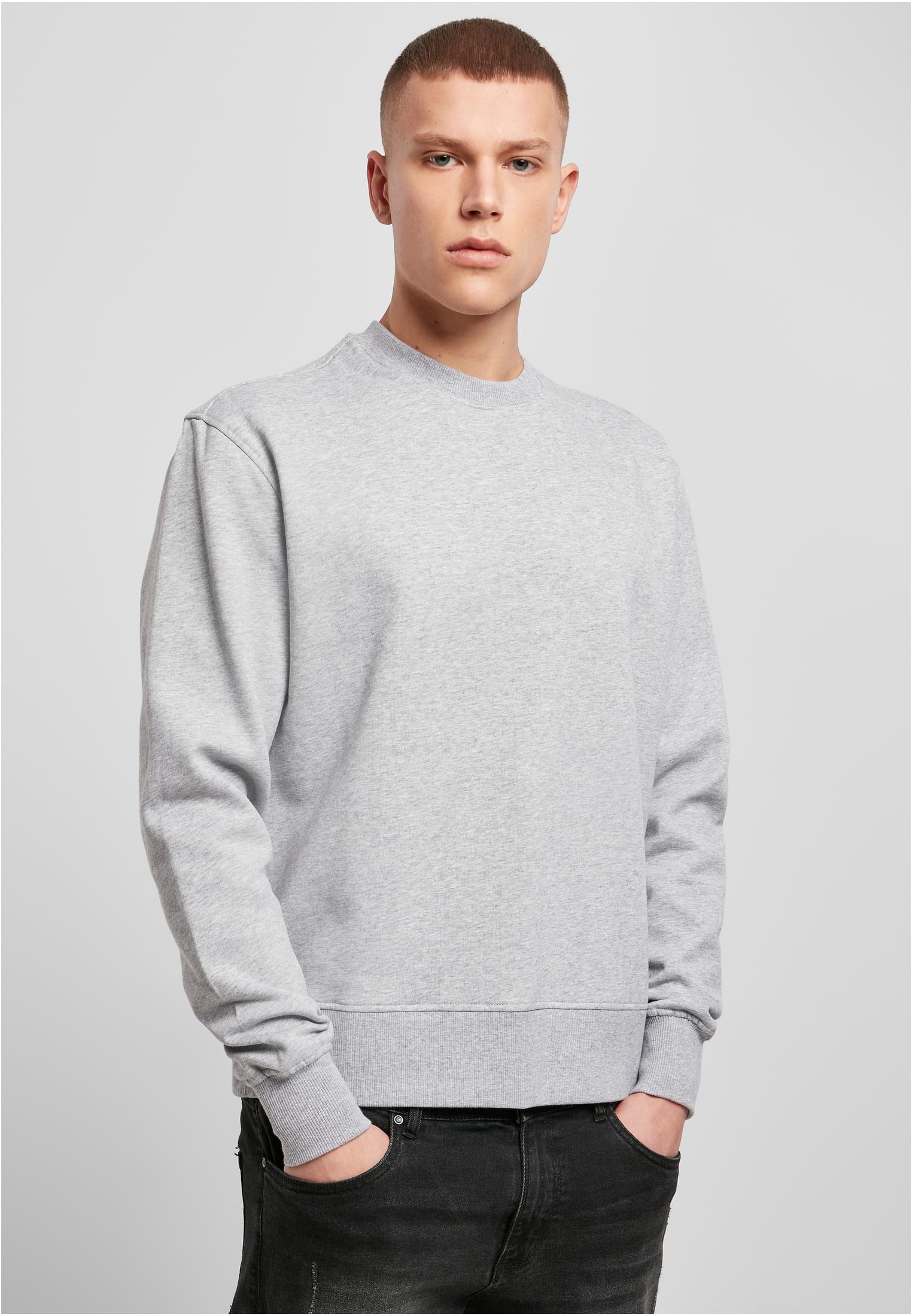 Premium Oversize Crewneck heather grey | heather grey