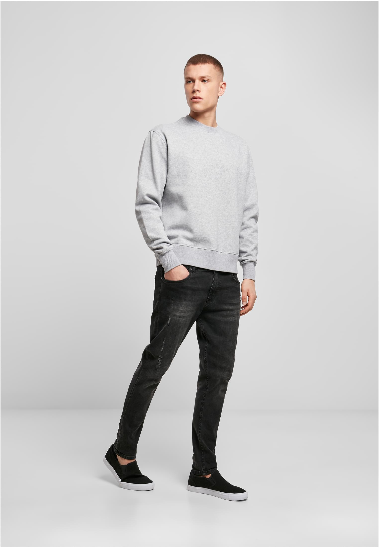 Premium Oversize Crewneck heather grey | heather grey