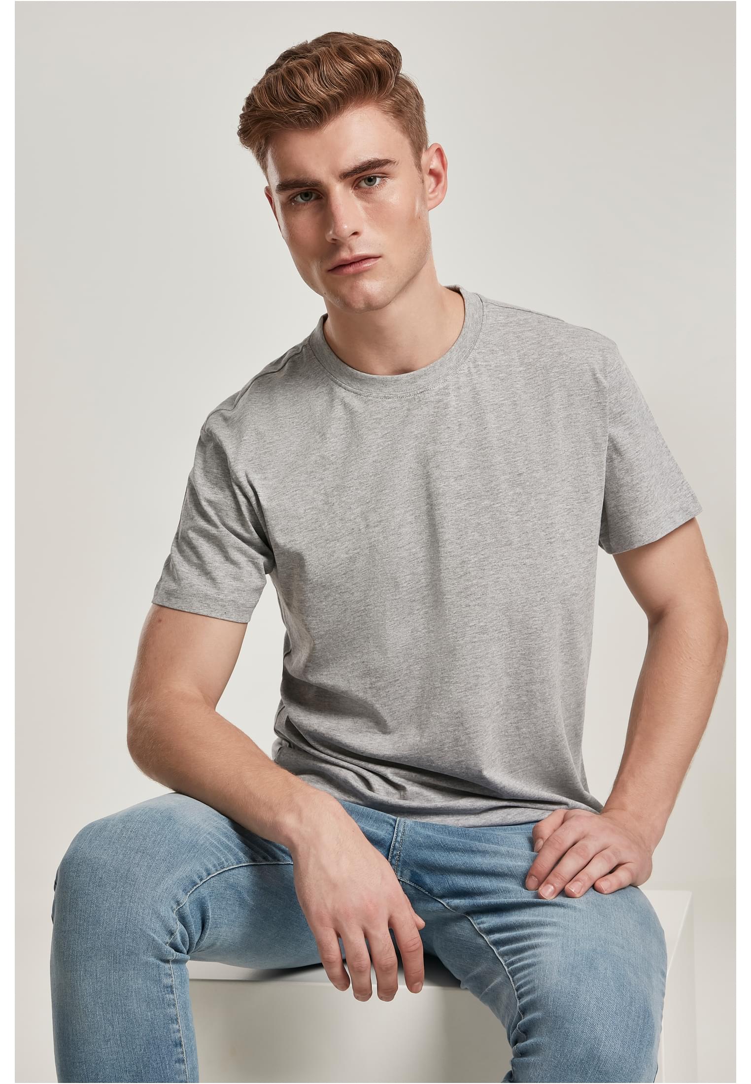Premium Combed Jersey heather grey | heather grey