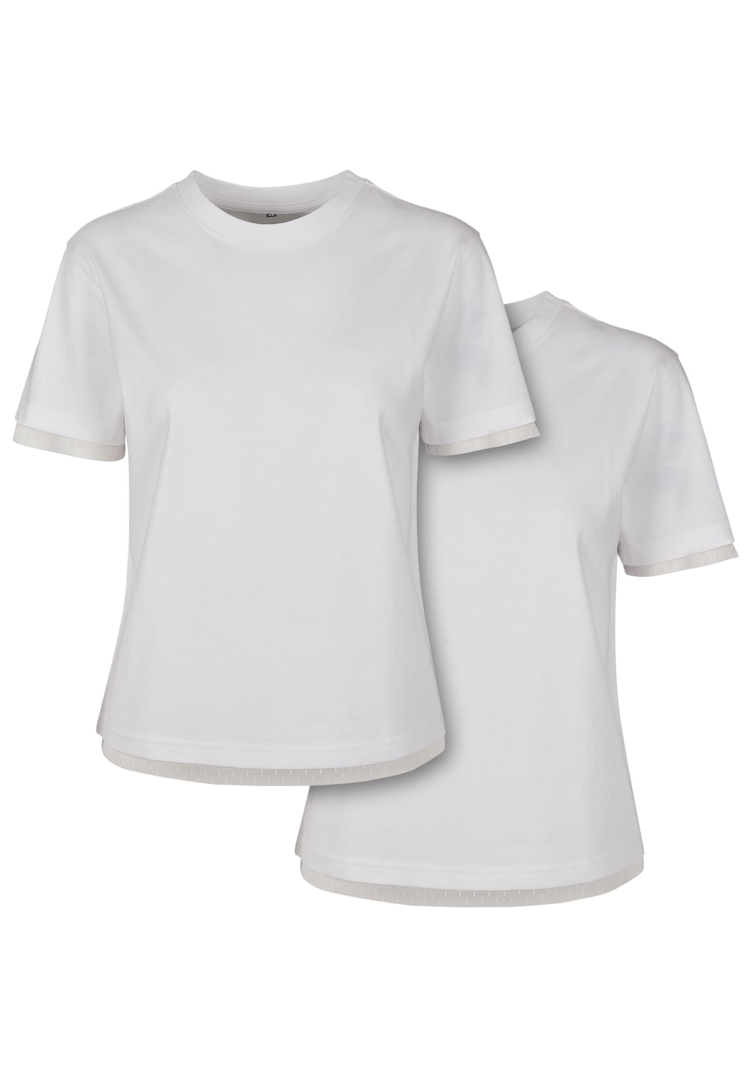 Ladies Laces Tee 2-Pack white | white