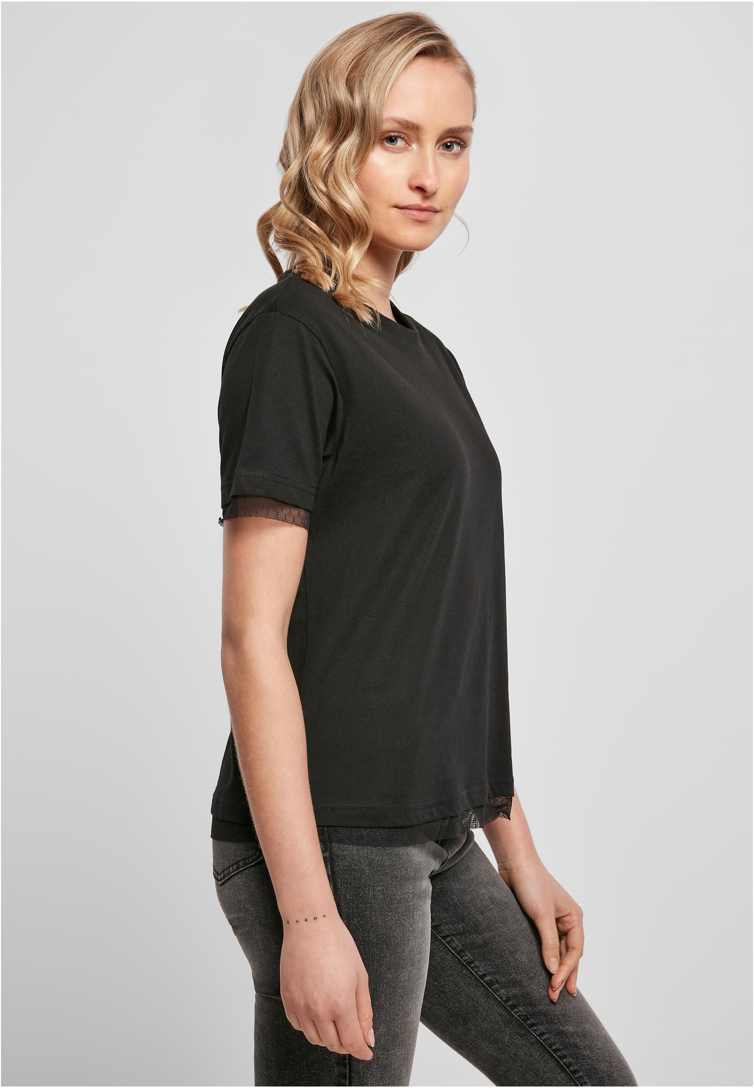 Ladies Laces Tee black | black