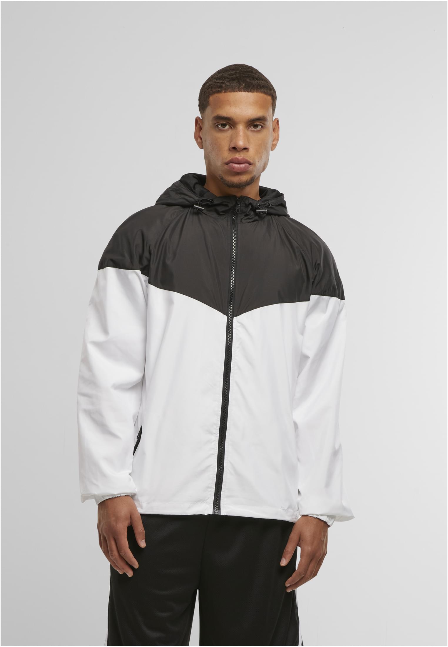 2-Tone Tech Windrunner white/black | white/black