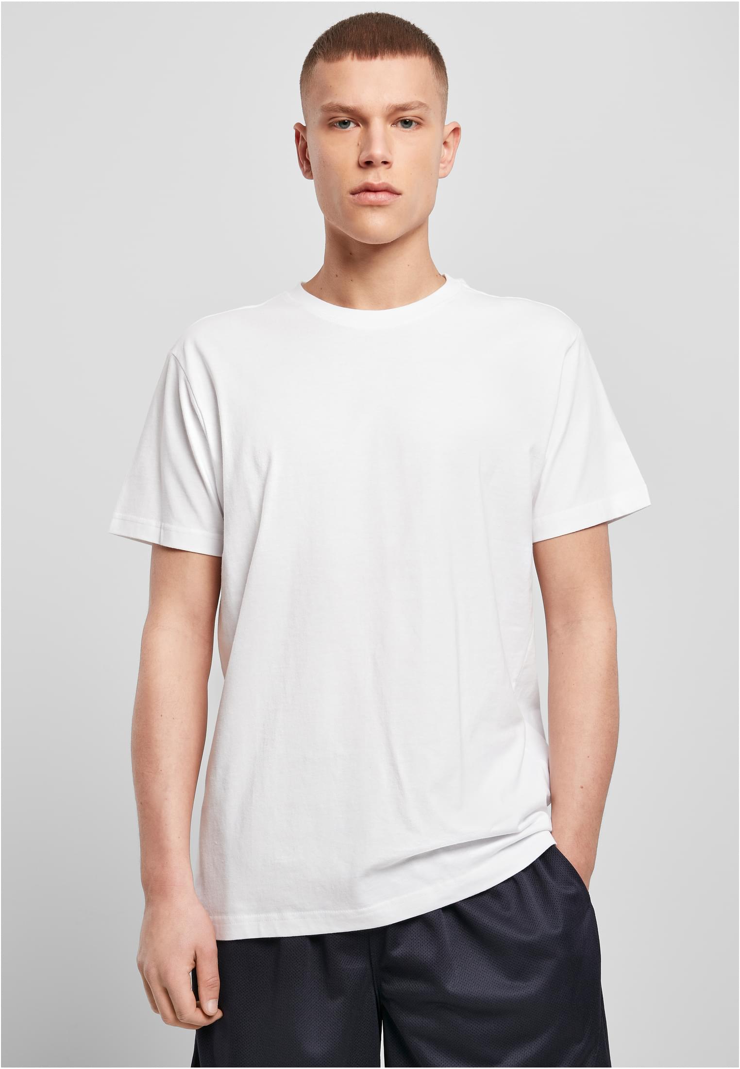 Back Seam Tee white | white