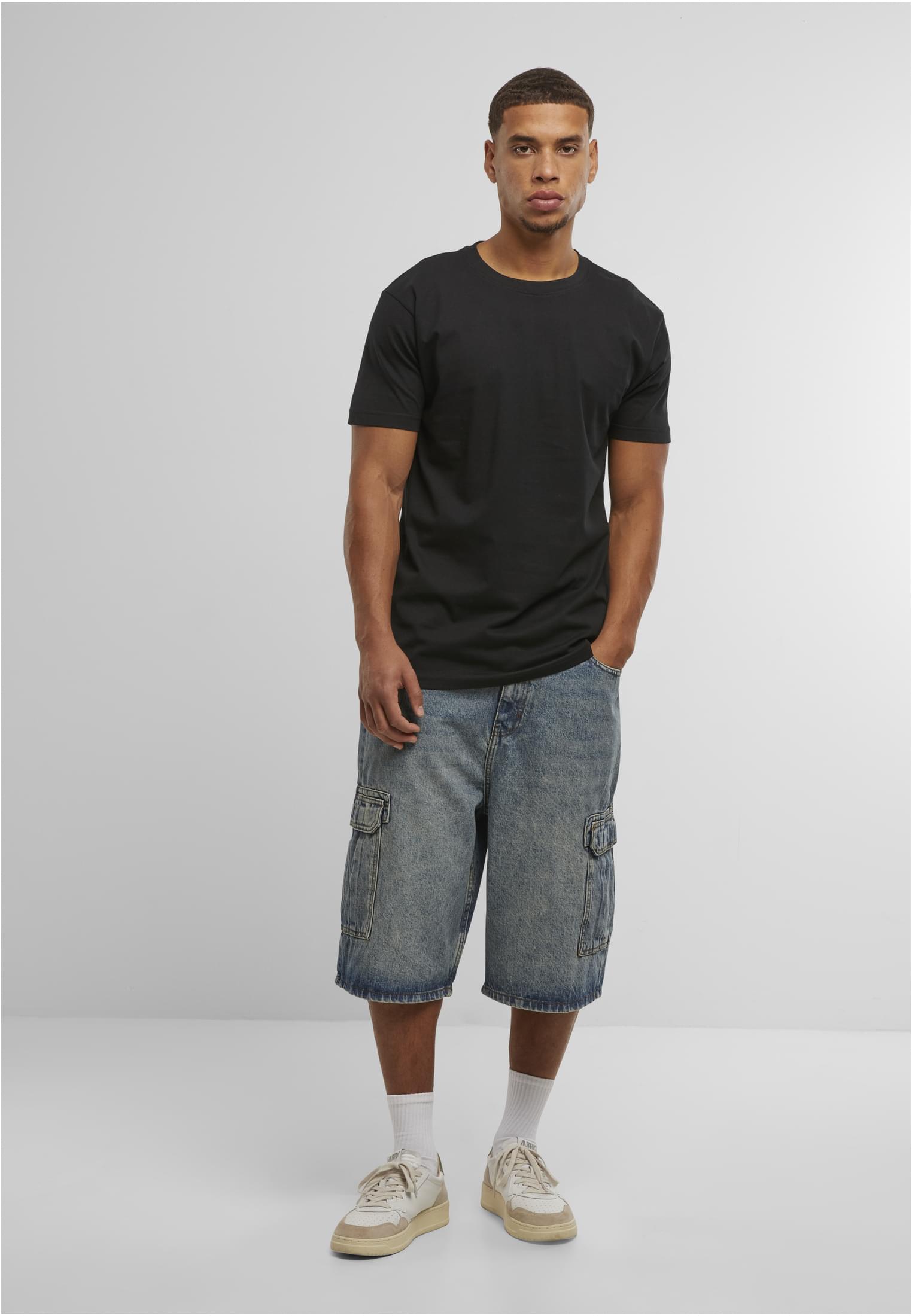 Back Seam Tee black | black