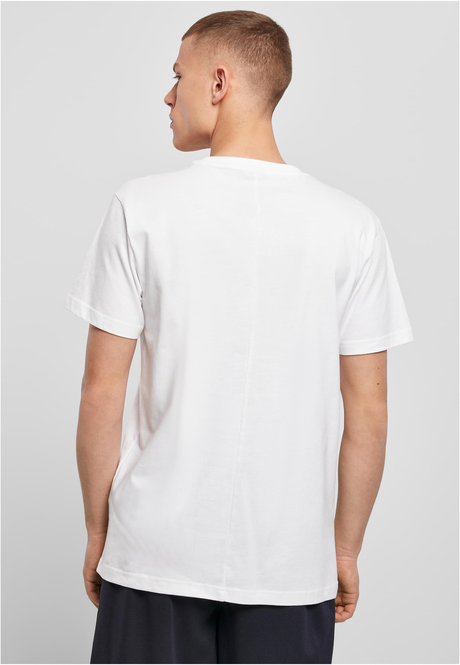 Back Seam Tee white | white