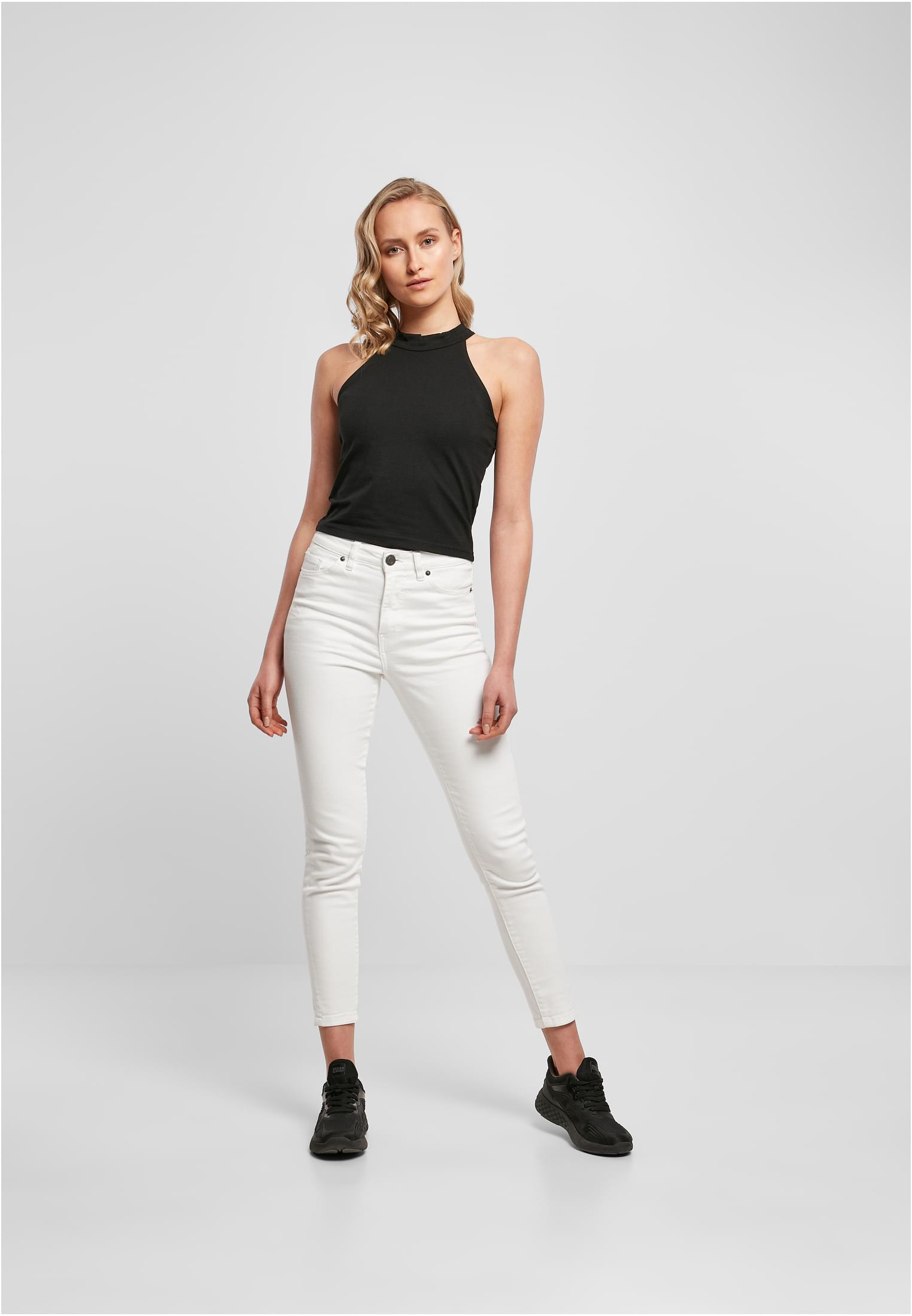 Ladies Turtleneck Short Top black | black
