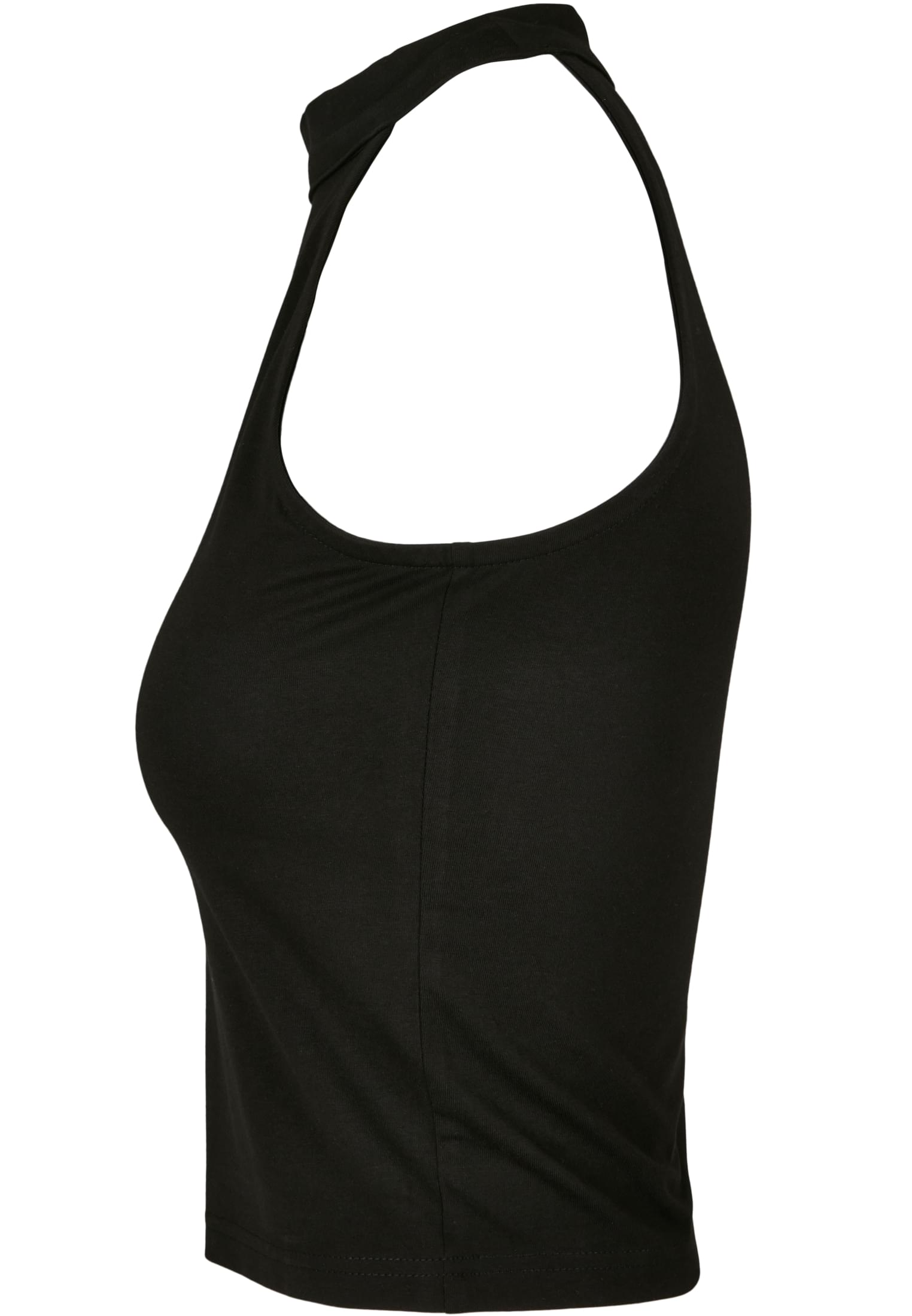 Ladies Turtleneck Short Top black | black