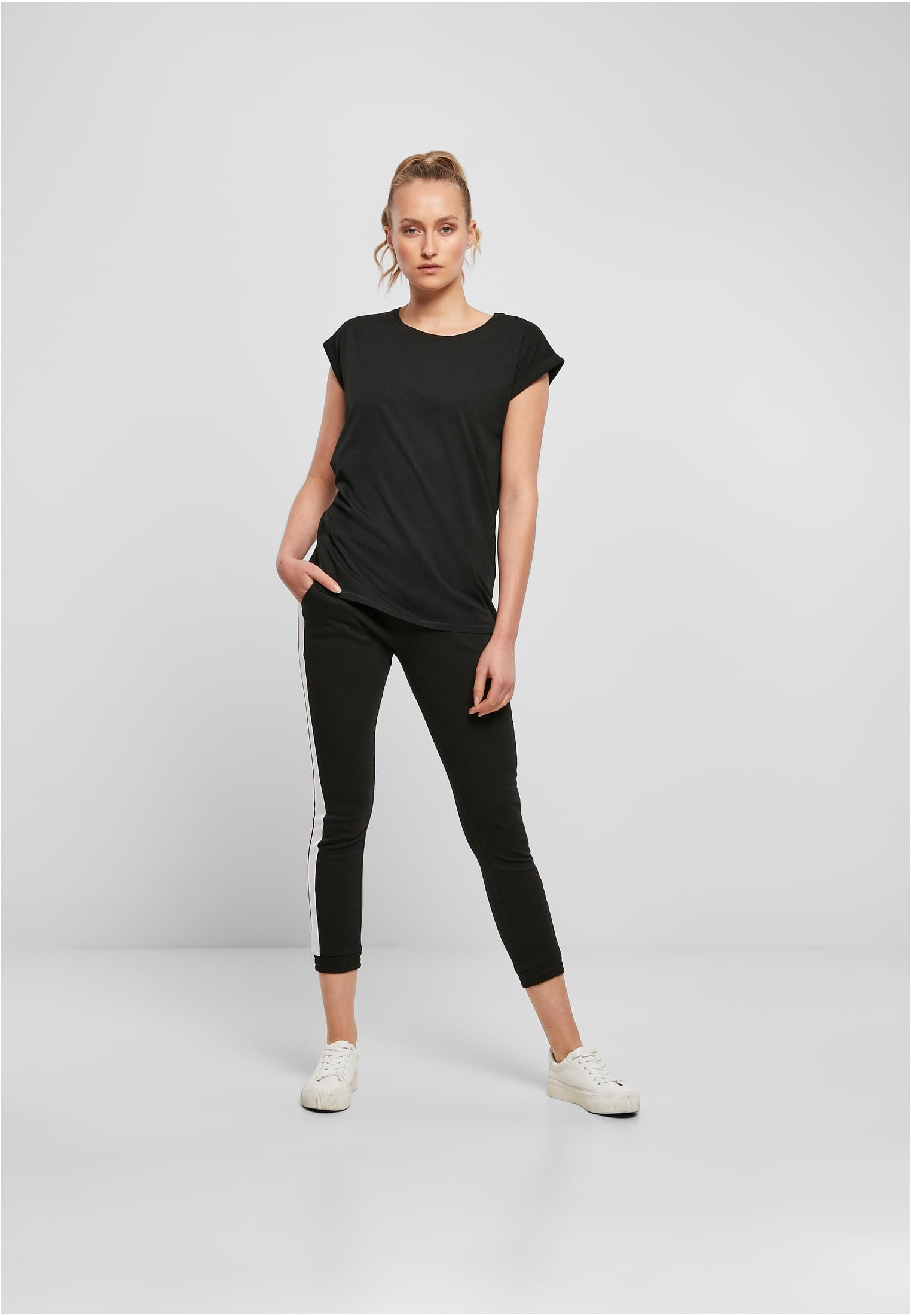 Ladies Organic Extended Shoulder Tee black | black