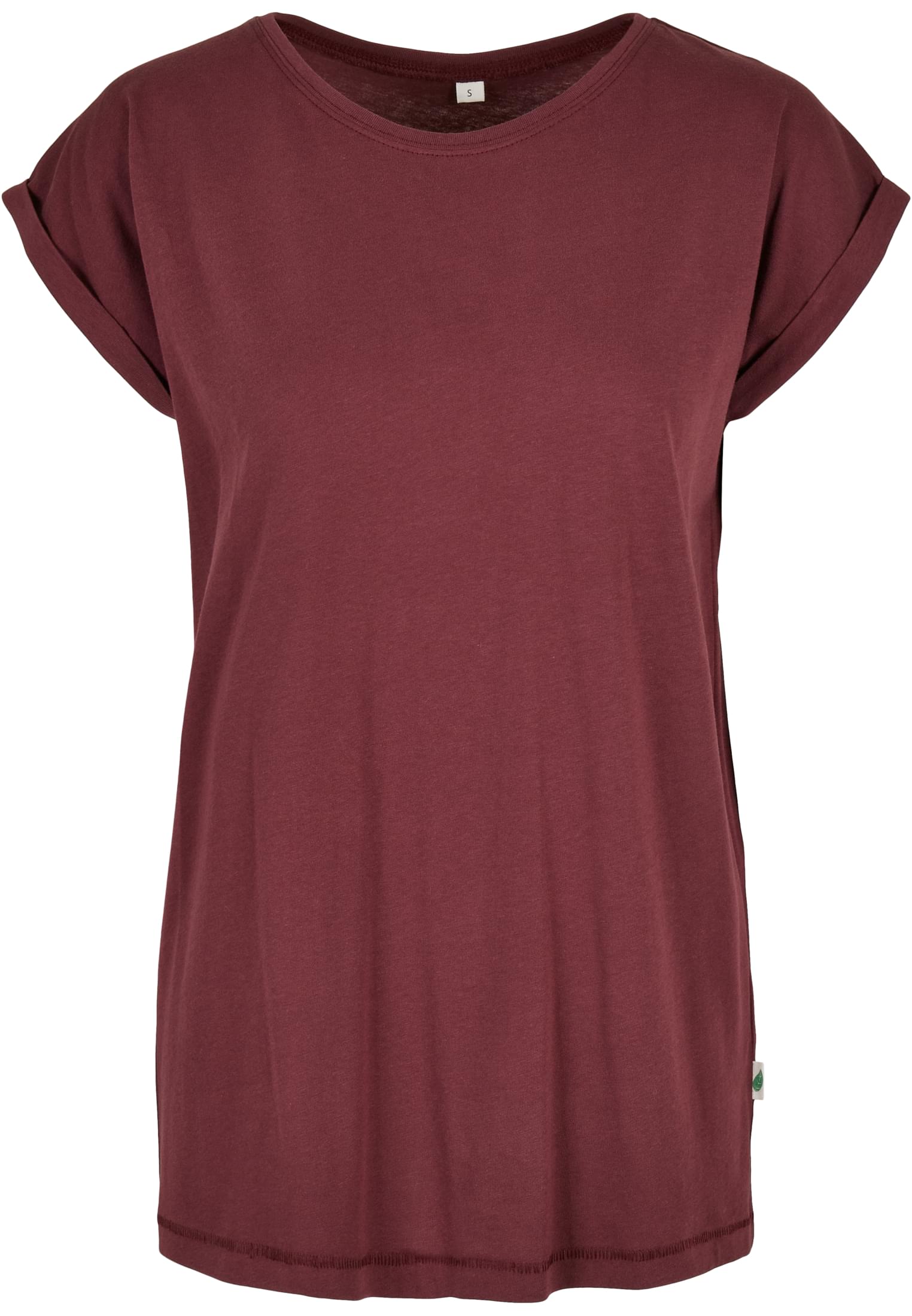 Ladies Organic Extended Shoulder Tee cherry | cherry