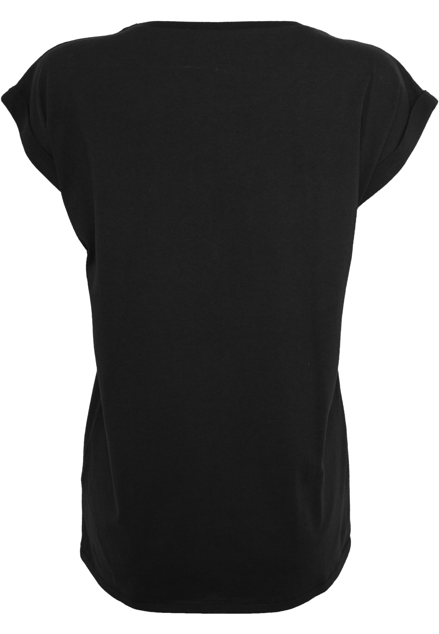 Ladies Organic Extended Shoulder Tee black | black