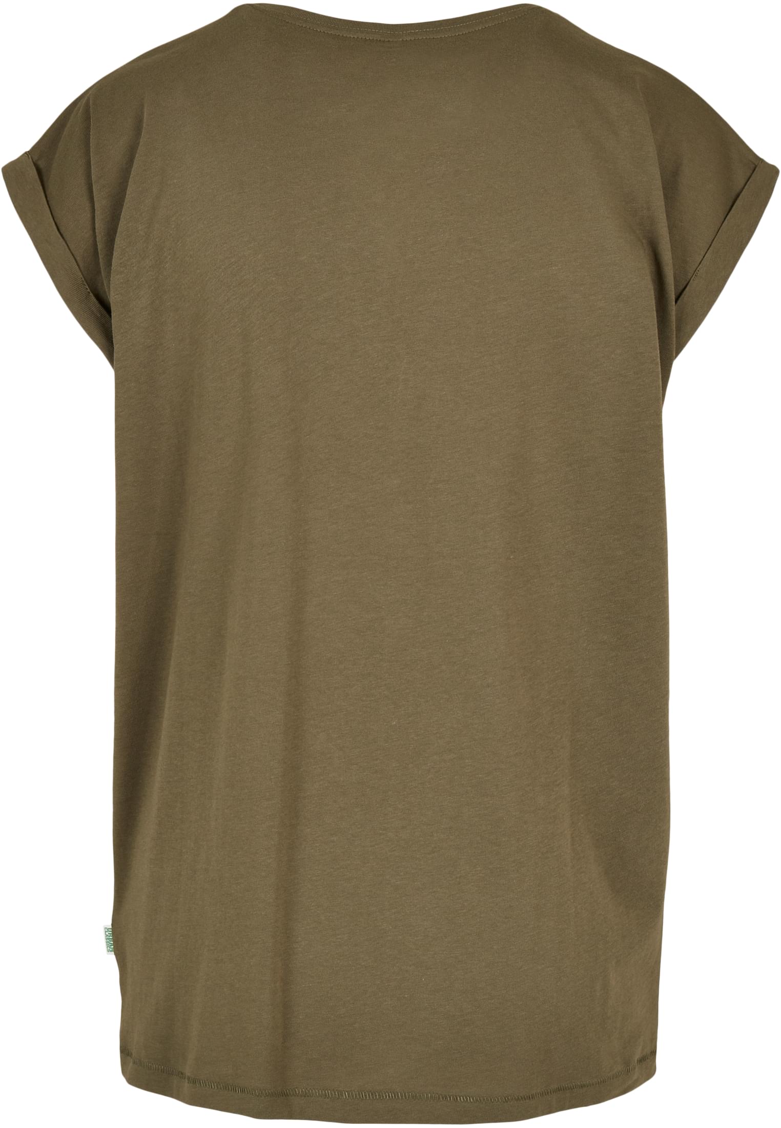 Ladies Organic Extended Shoulder Tee olive | olive