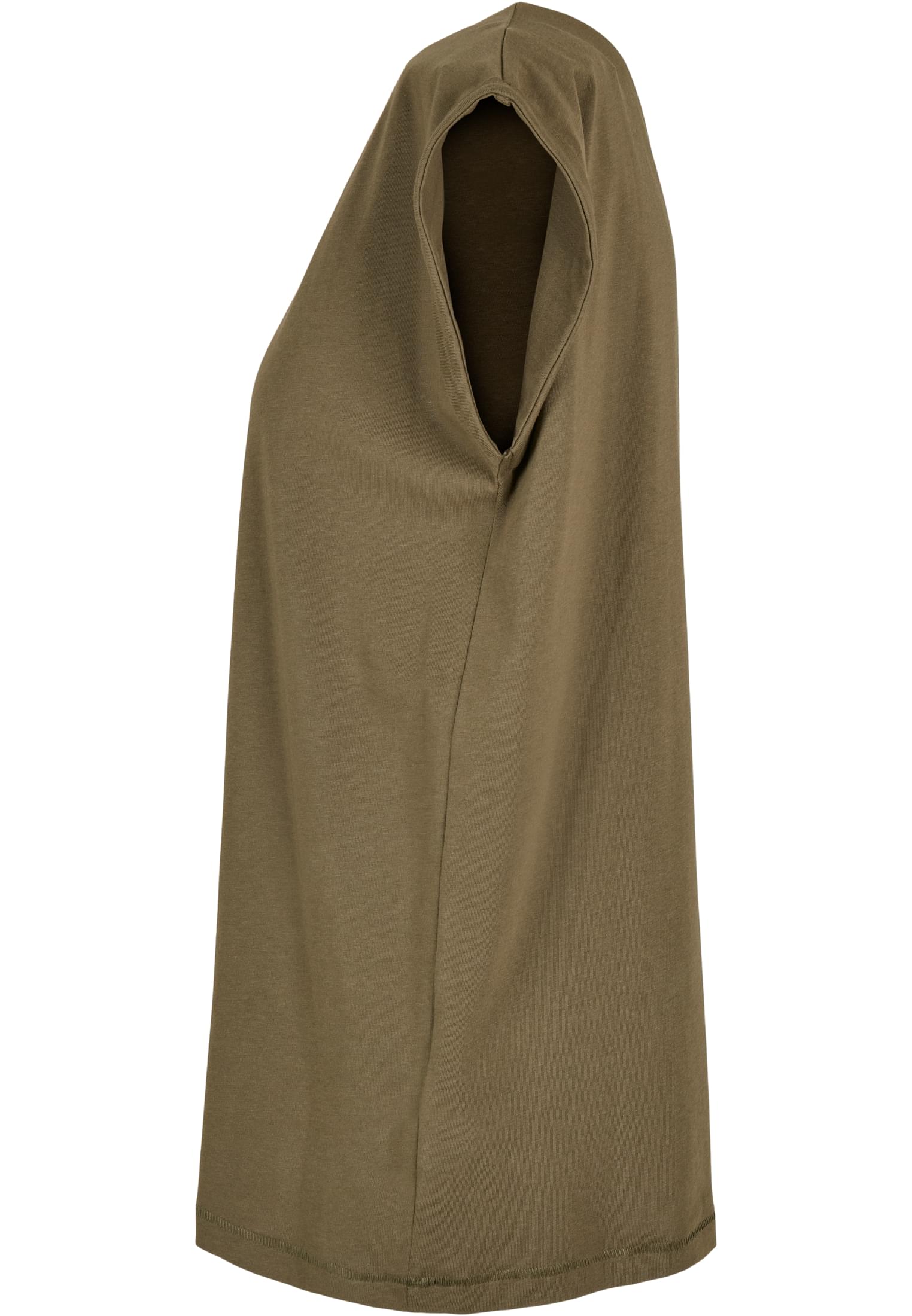 Ladies Organic Extended Shoulder Tee olive | olive