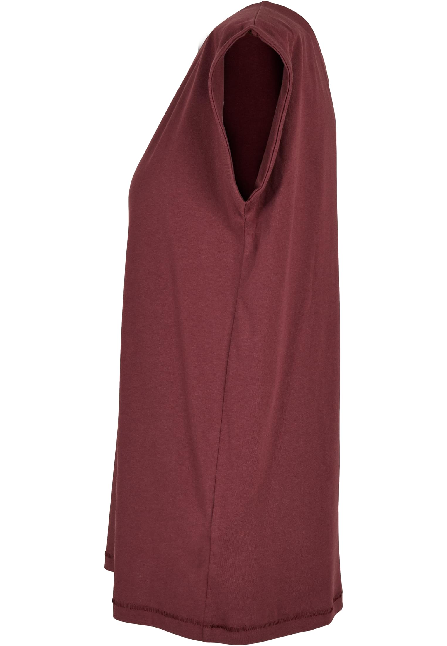 Ladies Organic Extended Shoulder Tee cherry | cherry