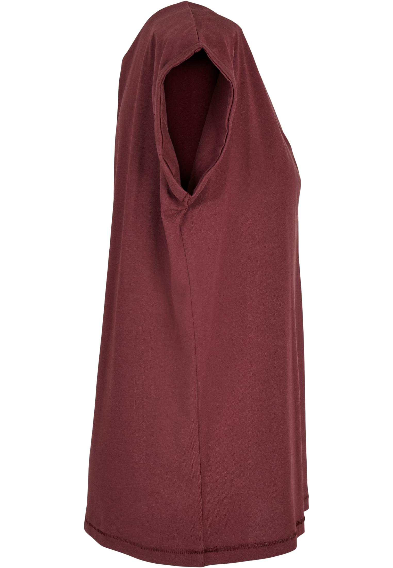Ladies Organic Extended Shoulder Tee cherry | cherry