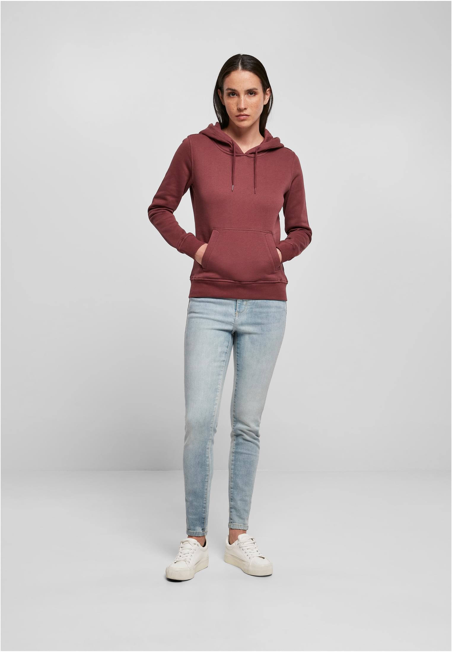 Ladies Organic Hoody cherry | cherry