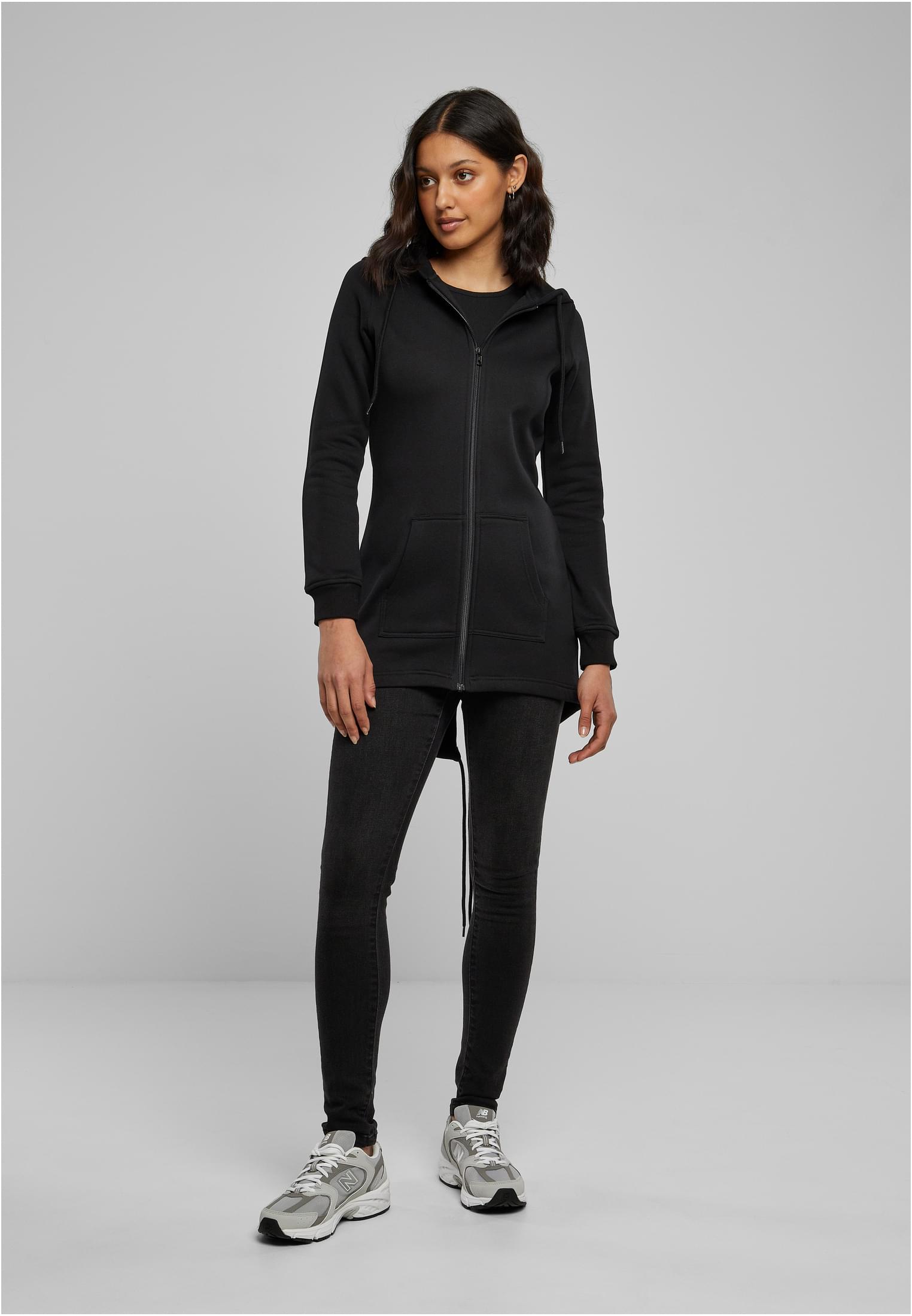 Ladies Sweat Parka black | black