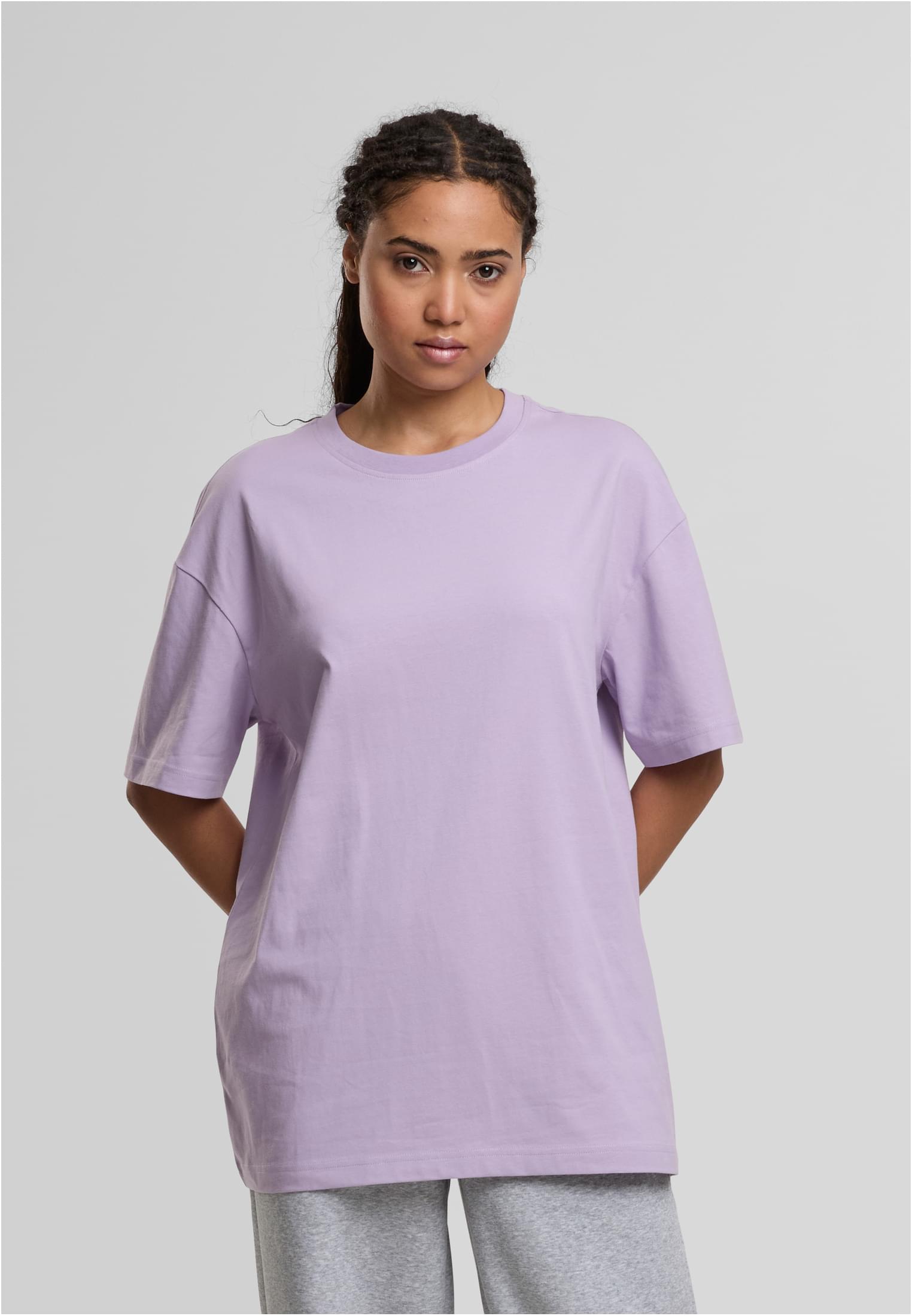 Ladies Oversized Boyfriend Tee lilac | lilac
