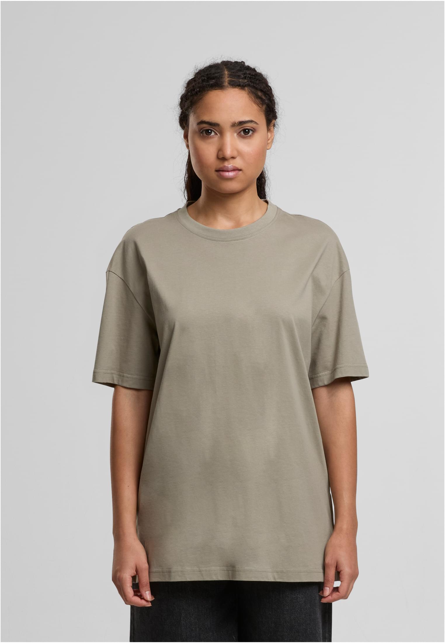 Ladies Oversized Boyfriend Tee paleolive | paleolive