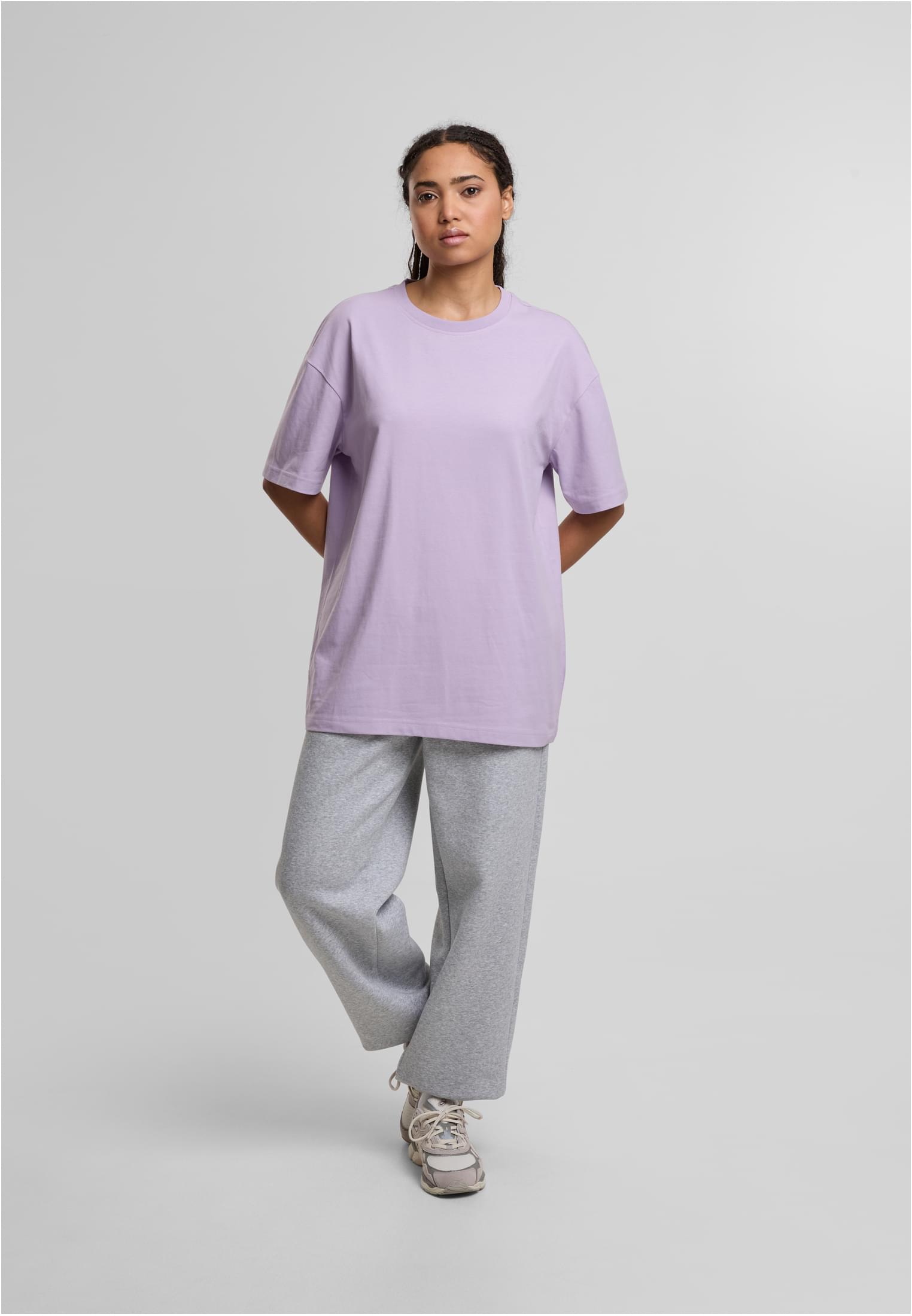 Ladies Oversized Boyfriend Tee lilac | lilac