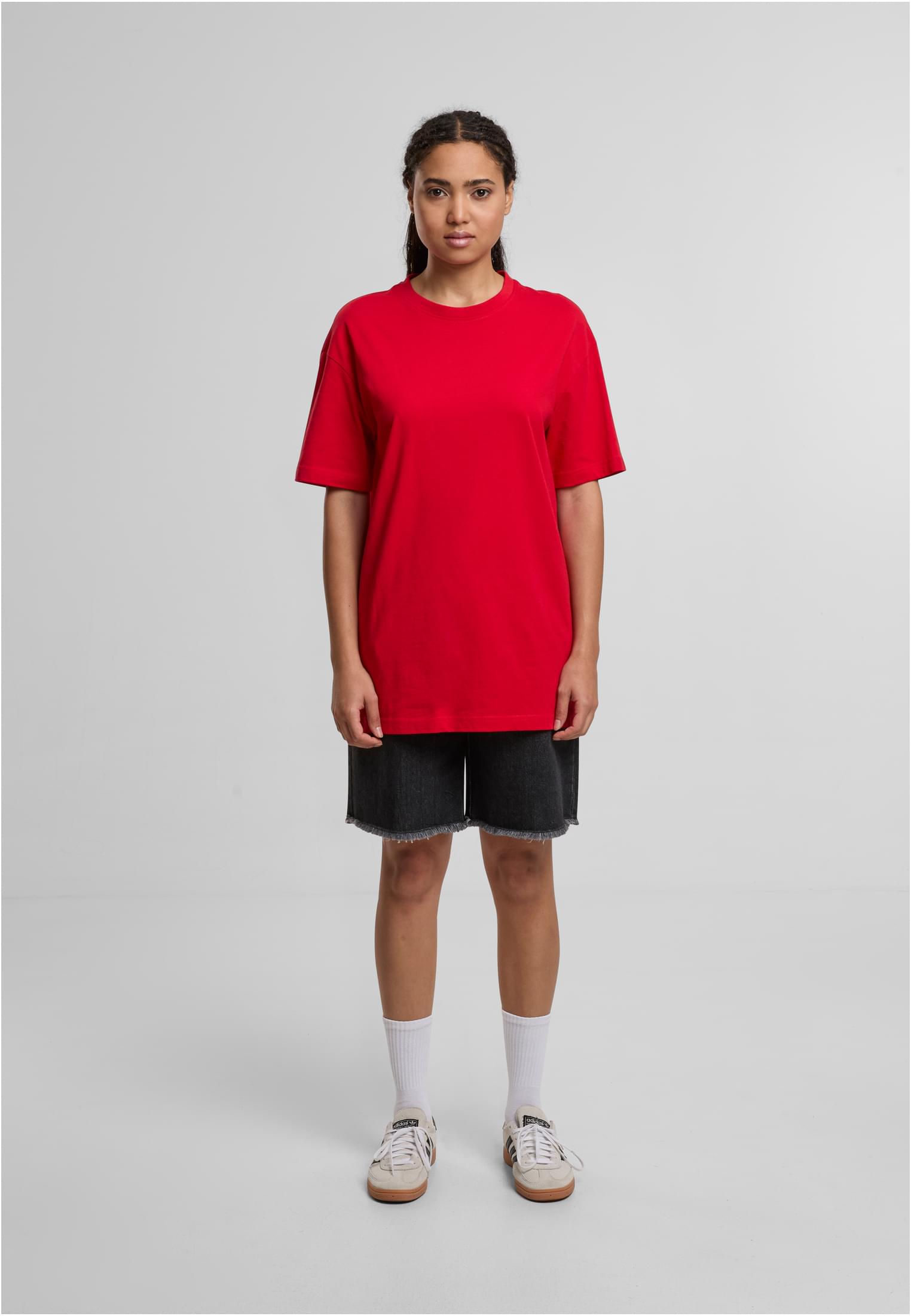 Ladies Oversized Boyfriend Tee cityred | cityred