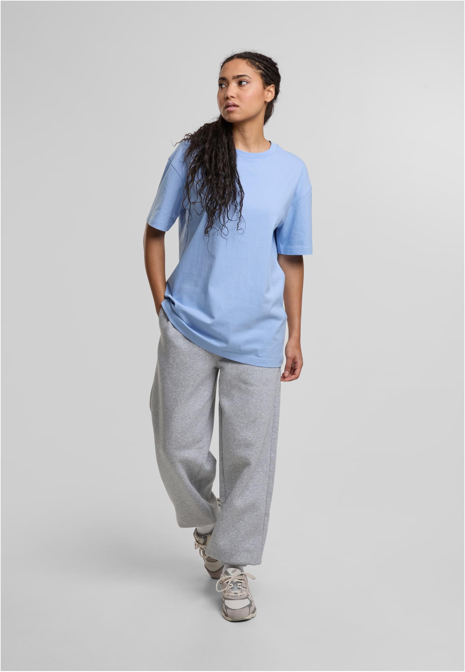 Ladies Oversized Boyfriend Tee powderblue | powderblue