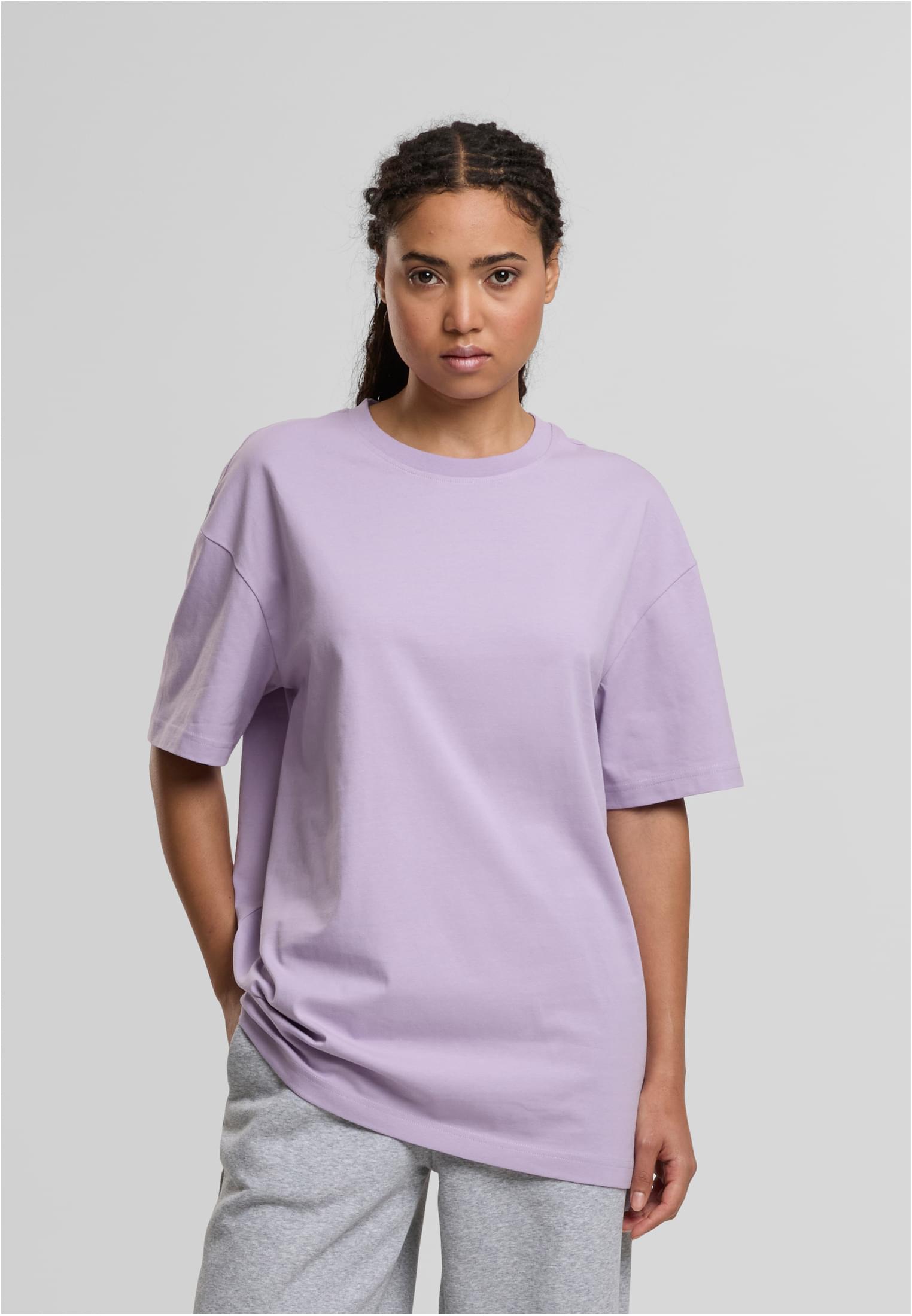 Ladies Oversized Boyfriend Tee lilac | lilac