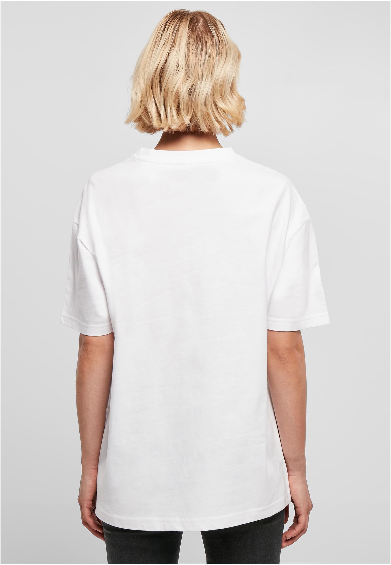 Ladies Oversized Boyfriend Tee white | white