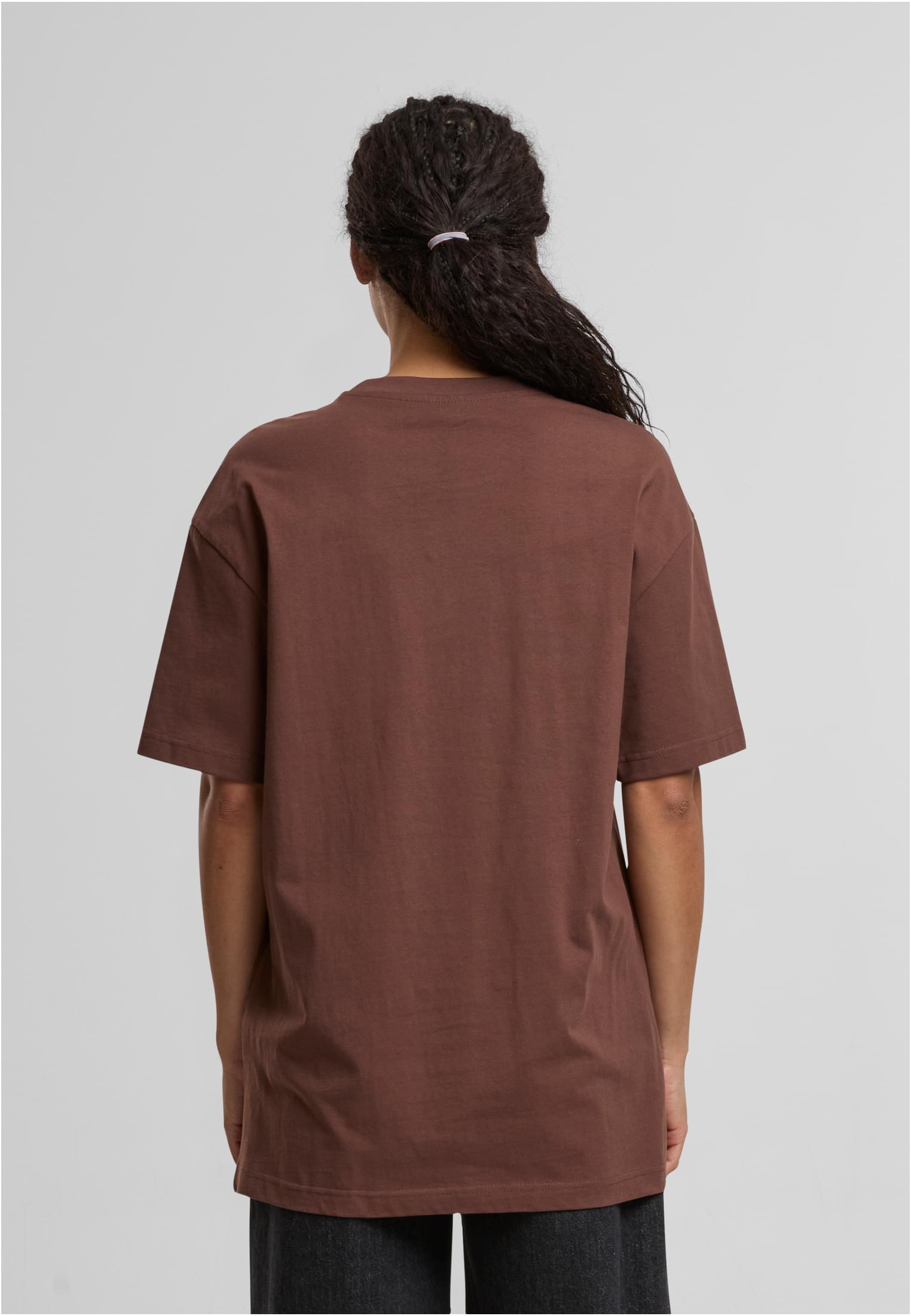 Ladies Oversized Boyfriend Tee chocolatebrown | chocolatebrown