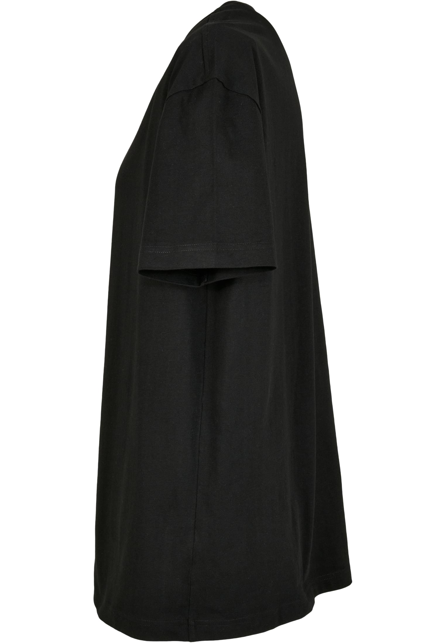 Ladies Oversized Boyfriend Tee black | black
