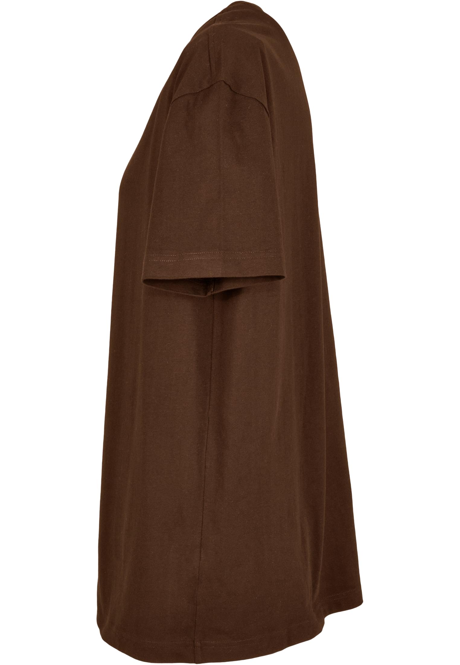 Ladies Oversized Boyfriend Tee chocolatebrown | chocolatebrown