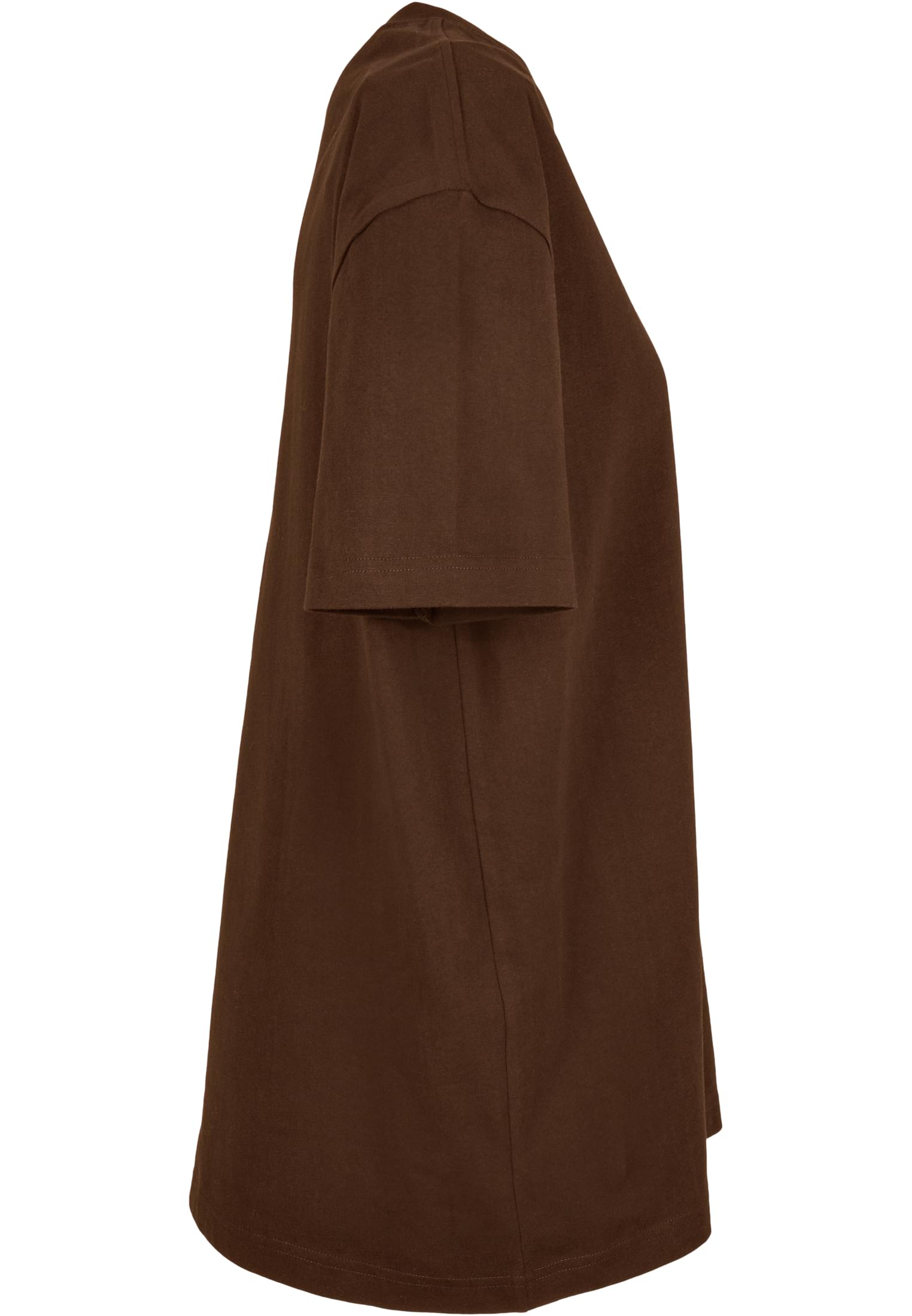 Ladies Oversized Boyfriend Tee chocolatebrown | chocolatebrown