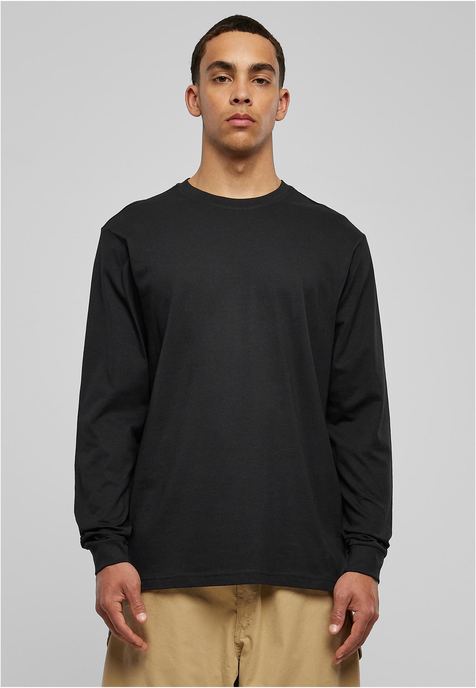 Organic Longsleeve with Cuffrib black | black