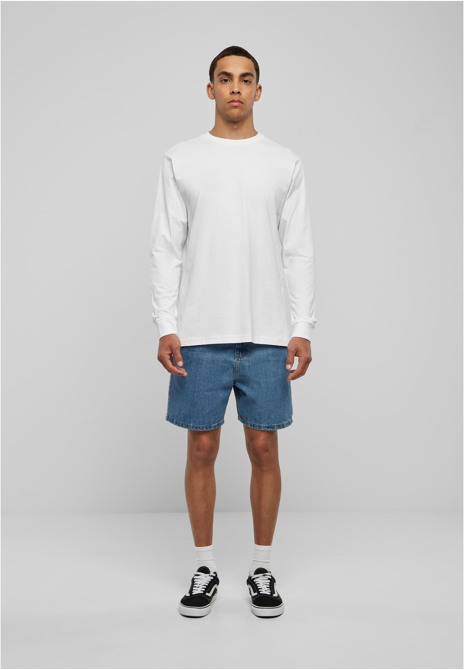 Organic Longsleeve with Cuffrib white | white