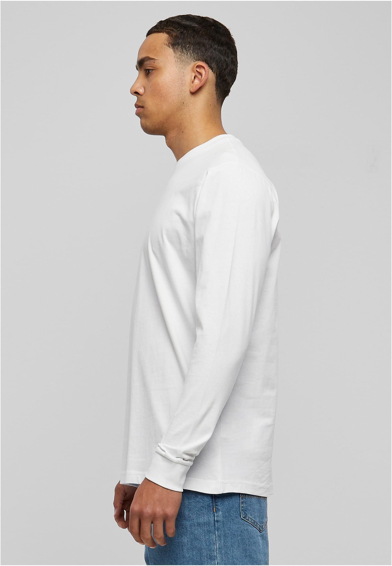 Organic Longsleeve with Cuffrib white | white