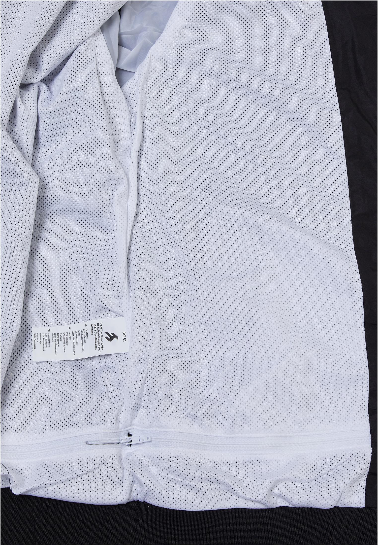 Recycled Windrunner black/white | black/white