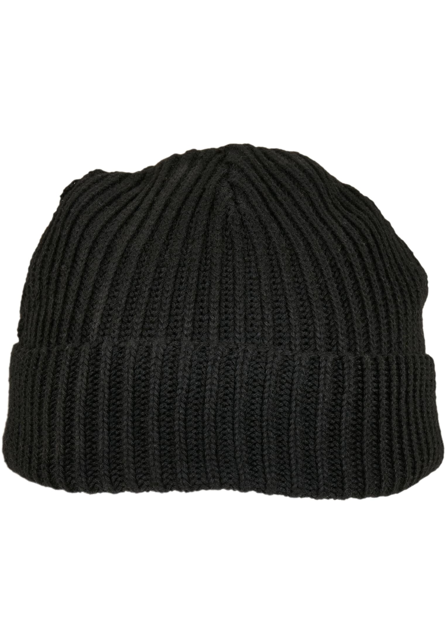 Recycled Yarn Fisherman Beanie black | black