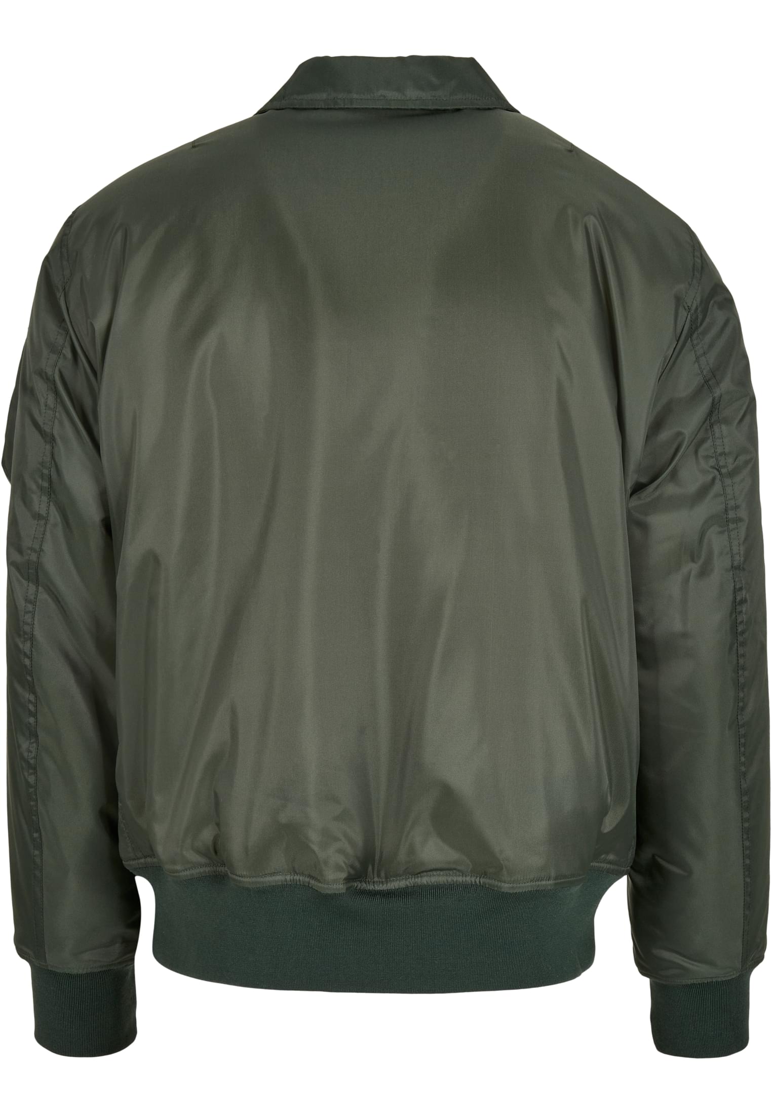 Collar Bomber Jacket dark olive | dark olive