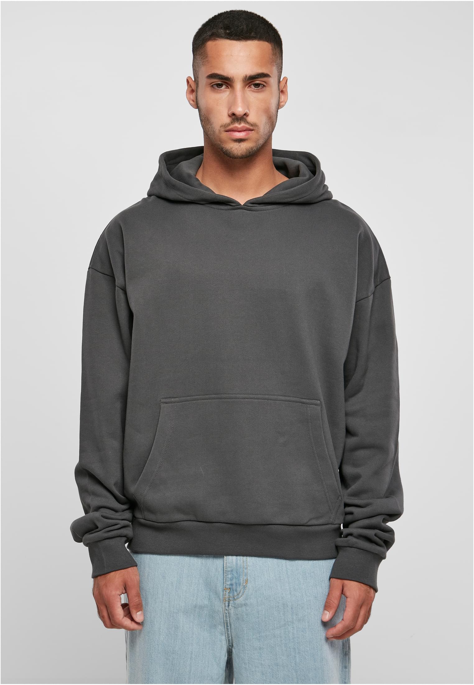 Ultra Heavy Cotton Box Hoody darkgrey | darkgrey