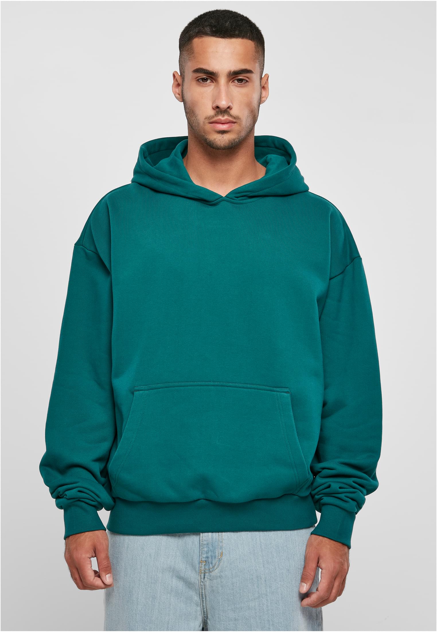 Ultra Heavy Cotton Box Hoody green | green