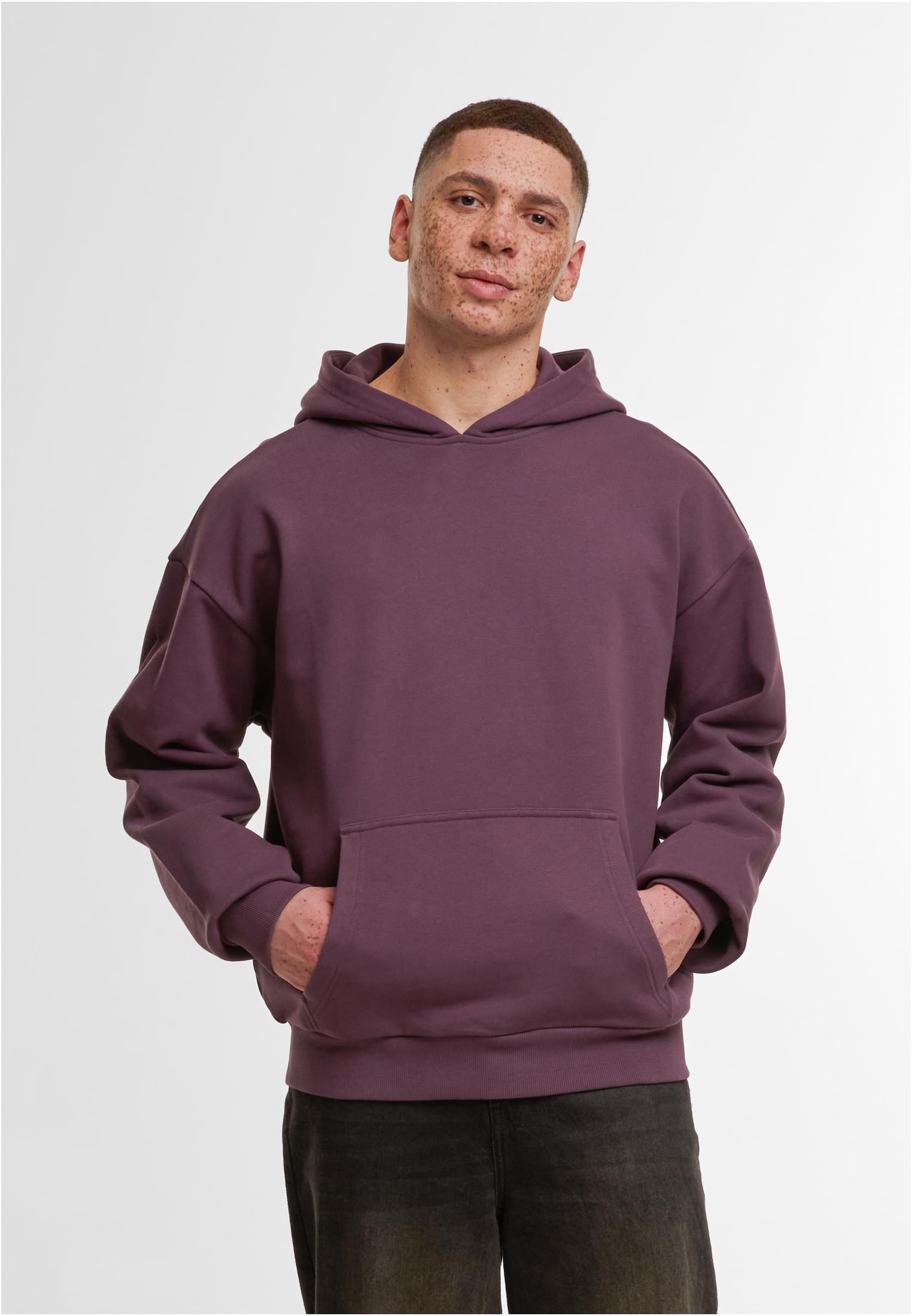 Ultra Heavy Cotton Box Hoody plumpurple | plumpurple