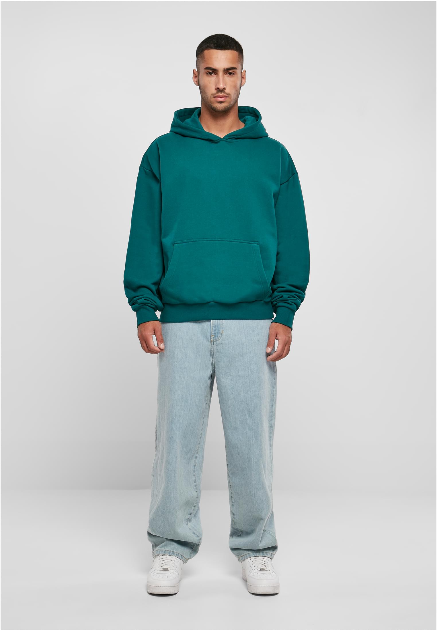 Ultra Heavy Cotton Box Hoody green | green