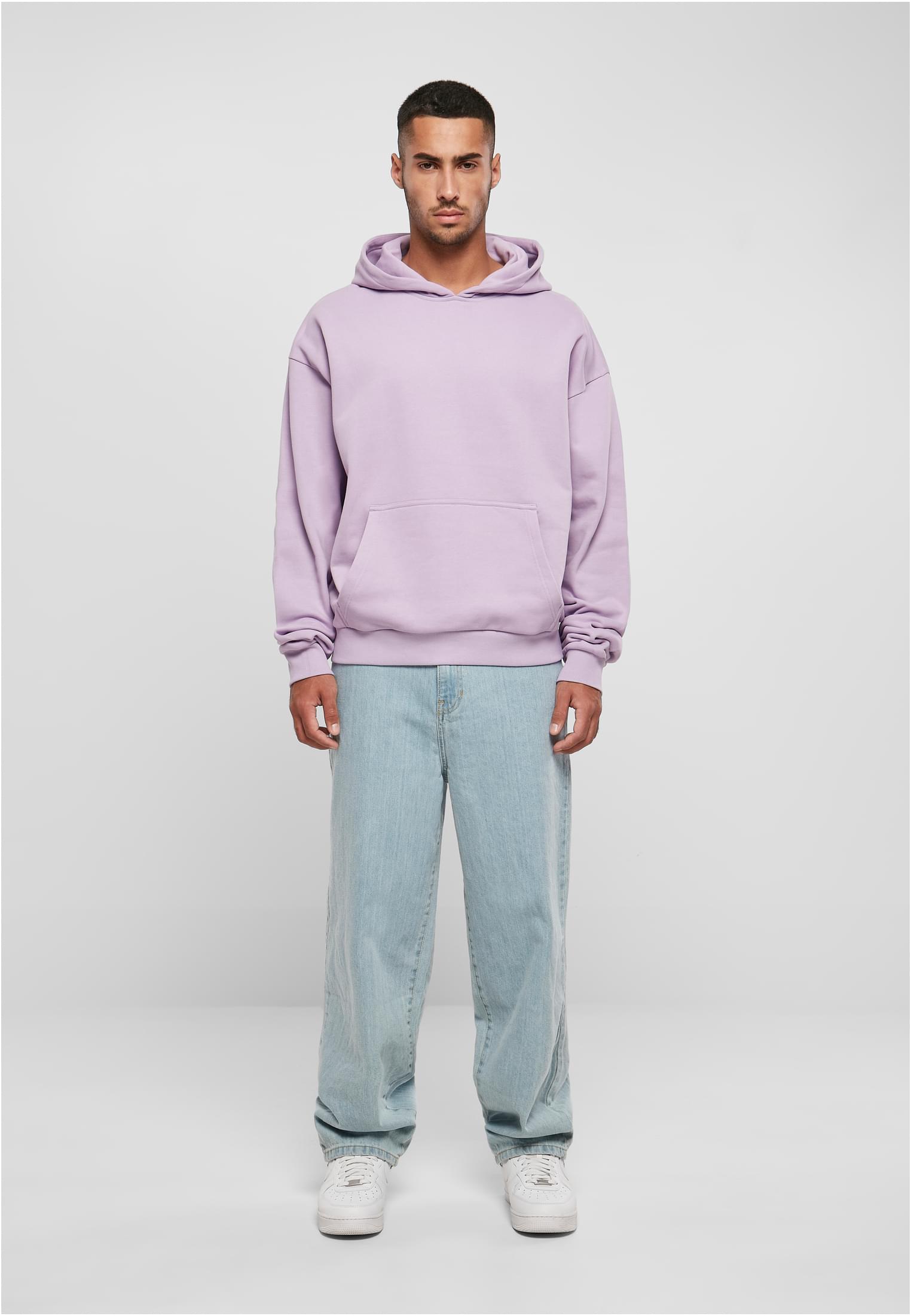 Ultra Heavy Cotton Box Hoody lilac | lilac