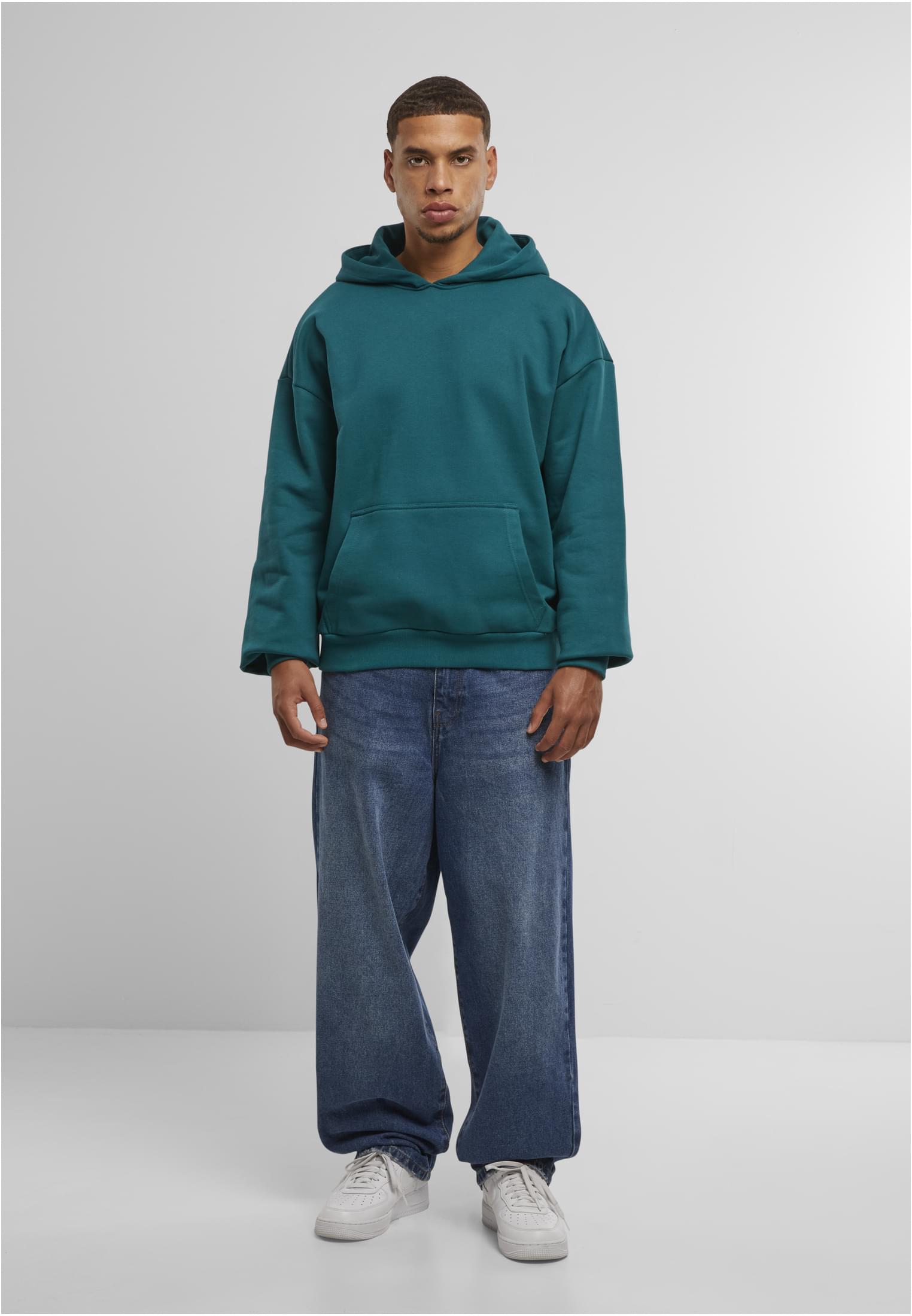 Ultra Heavy Cotton Box Hoody retro green | retro green