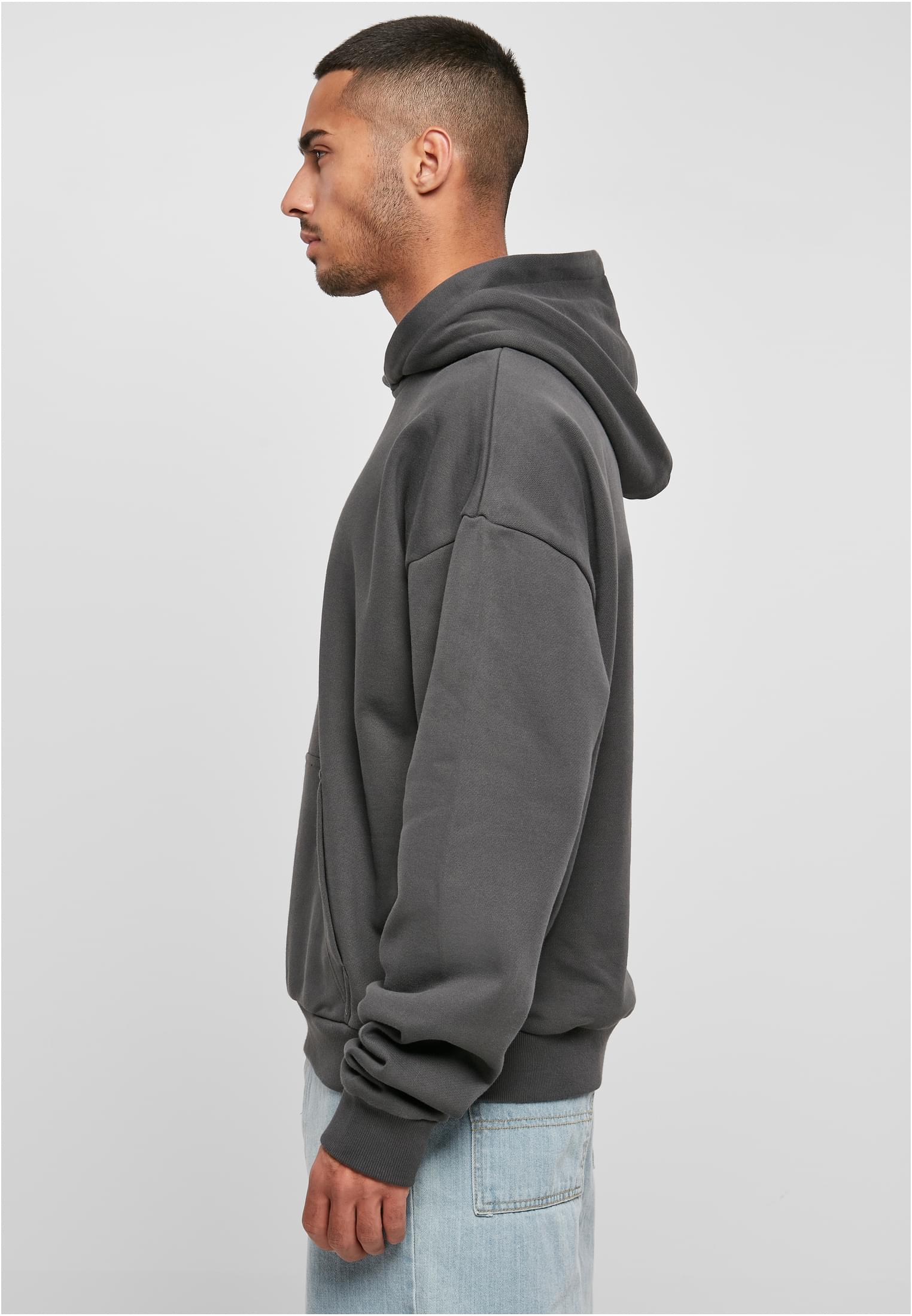 Ultra Heavy Cotton Box Hoody darkgrey | darkgrey